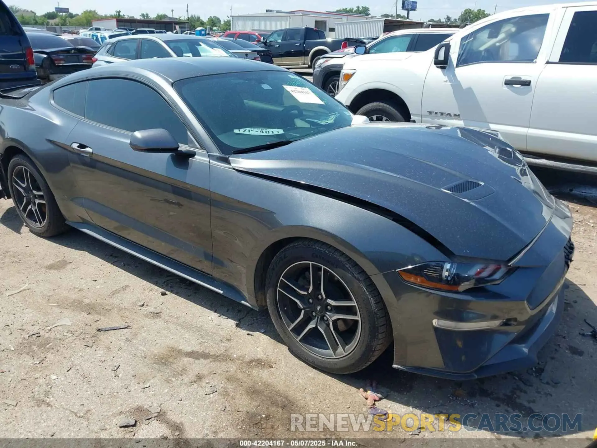 1 Photograph of a damaged car 1FA6P8TH1K5118026 FORD MUSTANG 2019