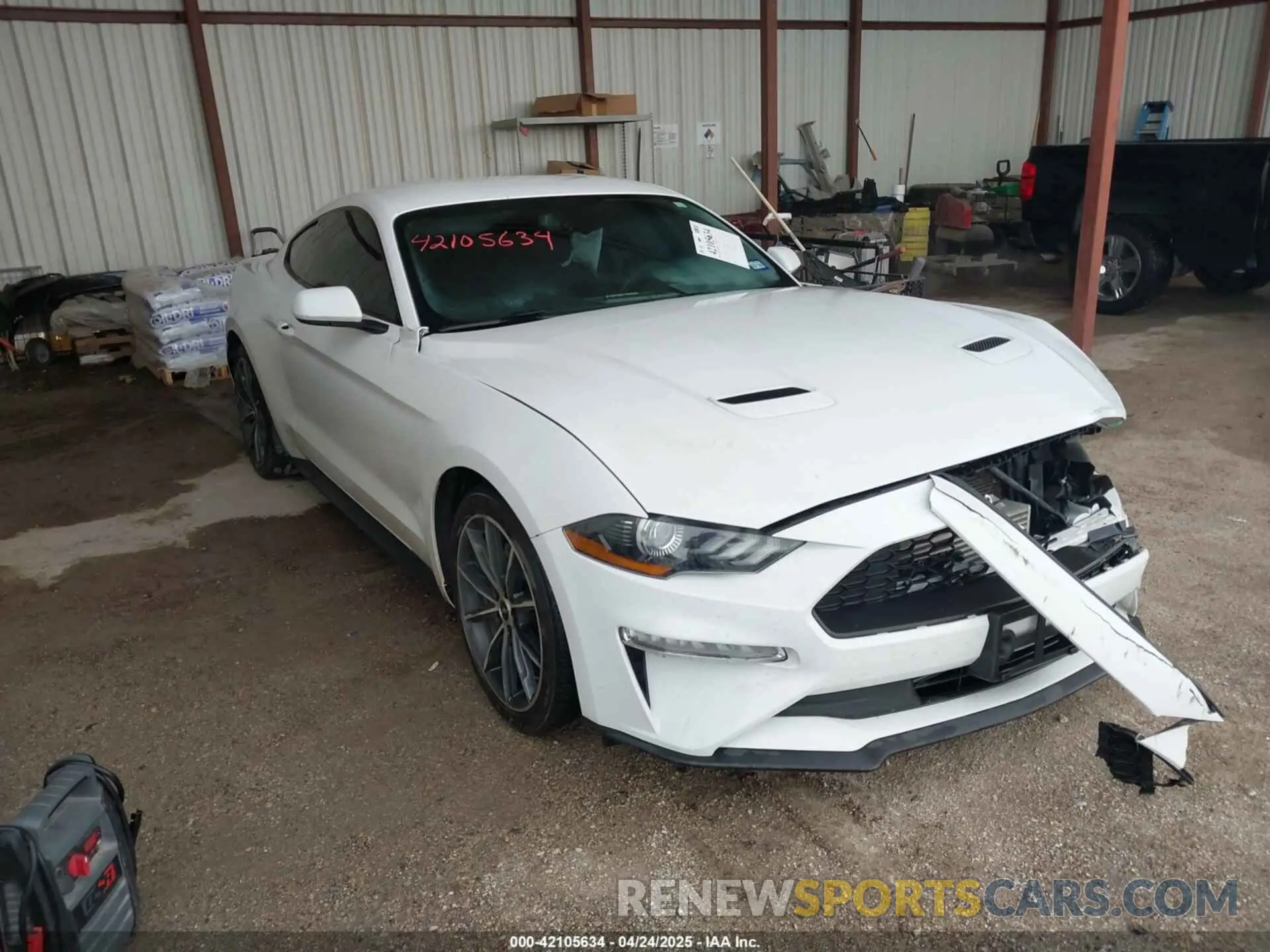 1 Photograph of a damaged car 1FA6P8TH1K5168795 FORD MUSTANG 2019