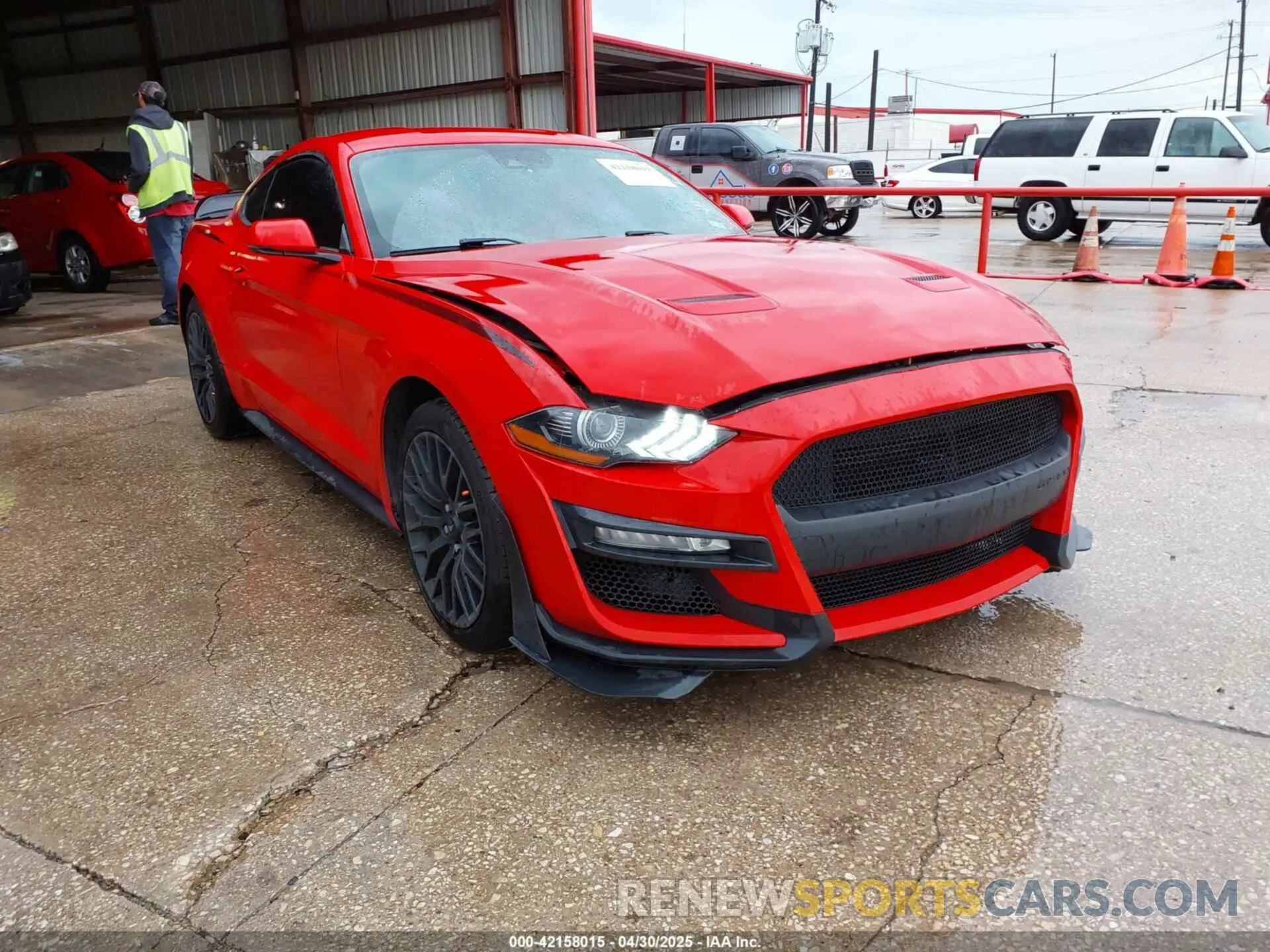 1 Photograph of a damaged car 1FA6P8TH2K5159586 FORD MUSTANG 2019