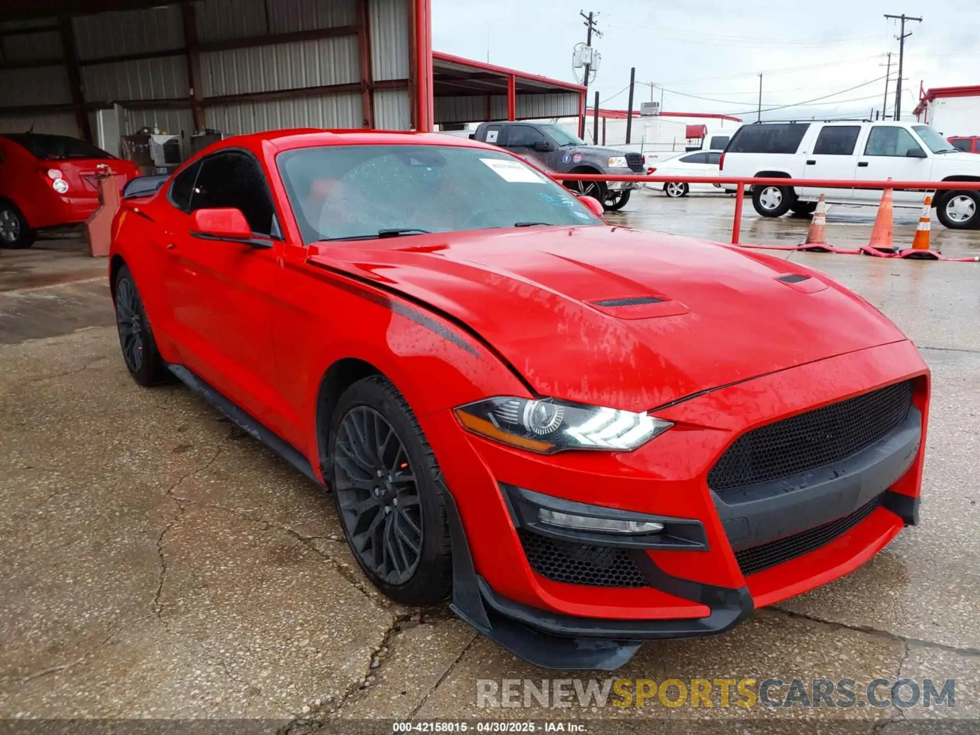 6 Photograph of a damaged car 1FA6P8TH2K5159586 FORD MUSTANG 2019