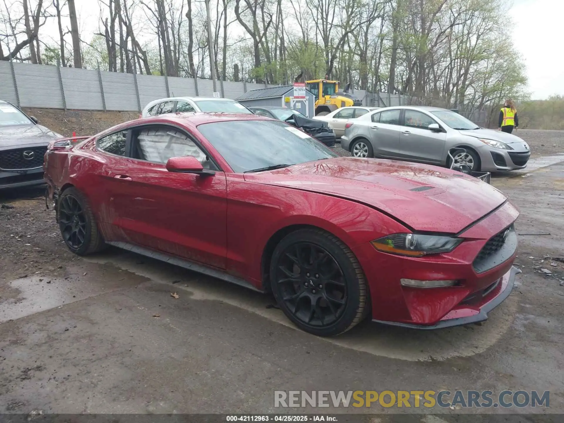 1 Photograph of a damaged car 1FA6P8TH3K5111837 FORD MUSTANG 2019