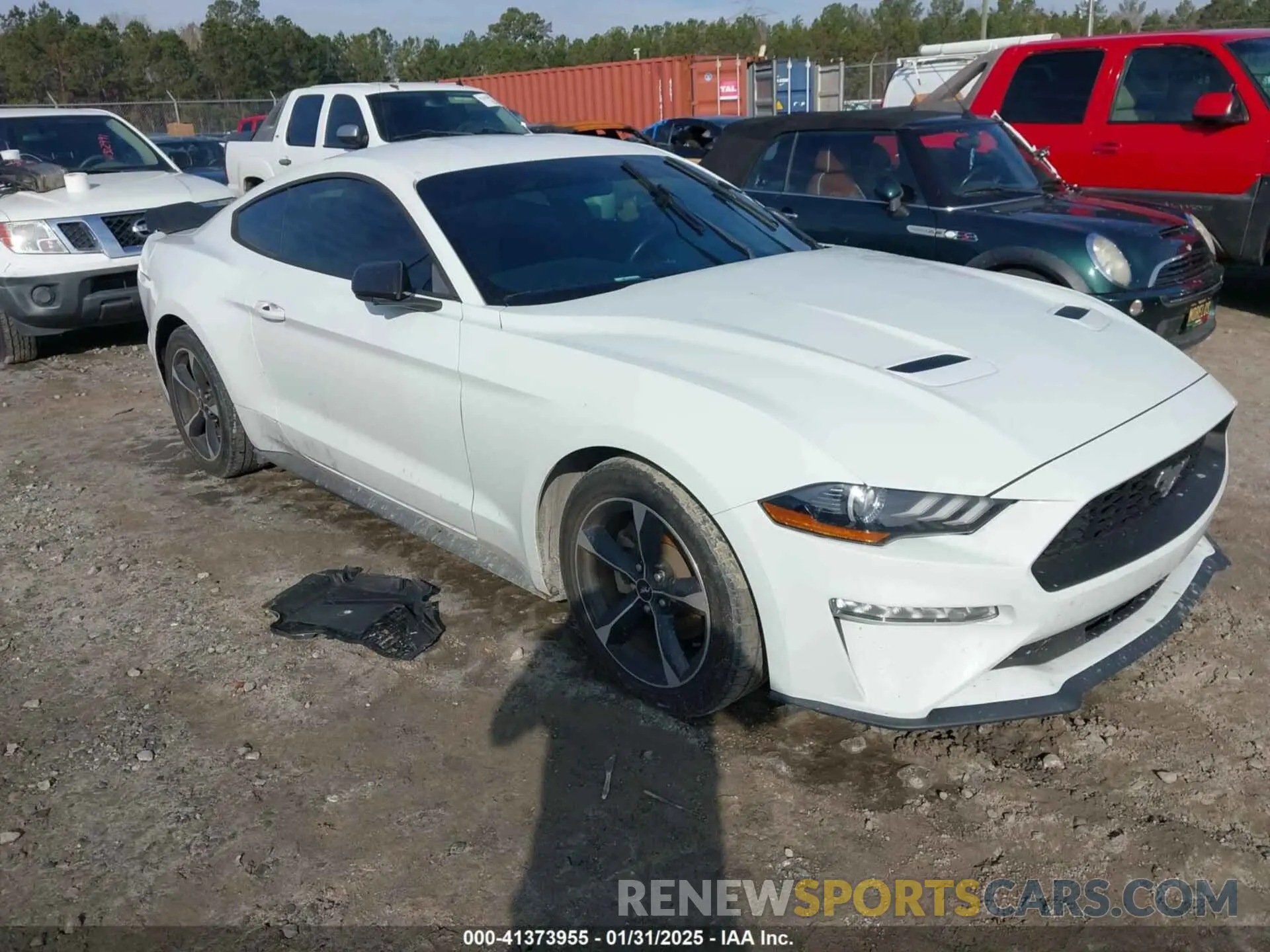 1 Photograph of a damaged car 1FA6P8TH3K5167261 FORD MUSTANG 2019