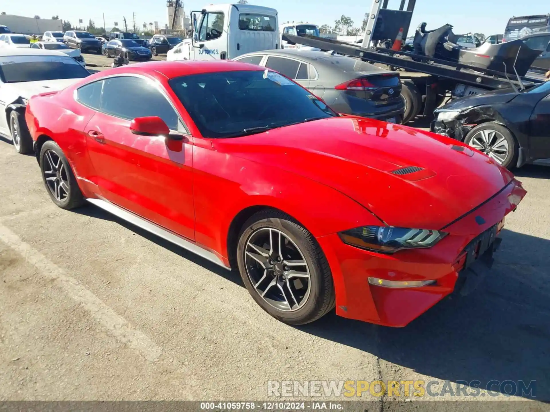 1 Photograph of a damaged car 1FA6P8TH3K5172668 FORD MUSTANG 2019