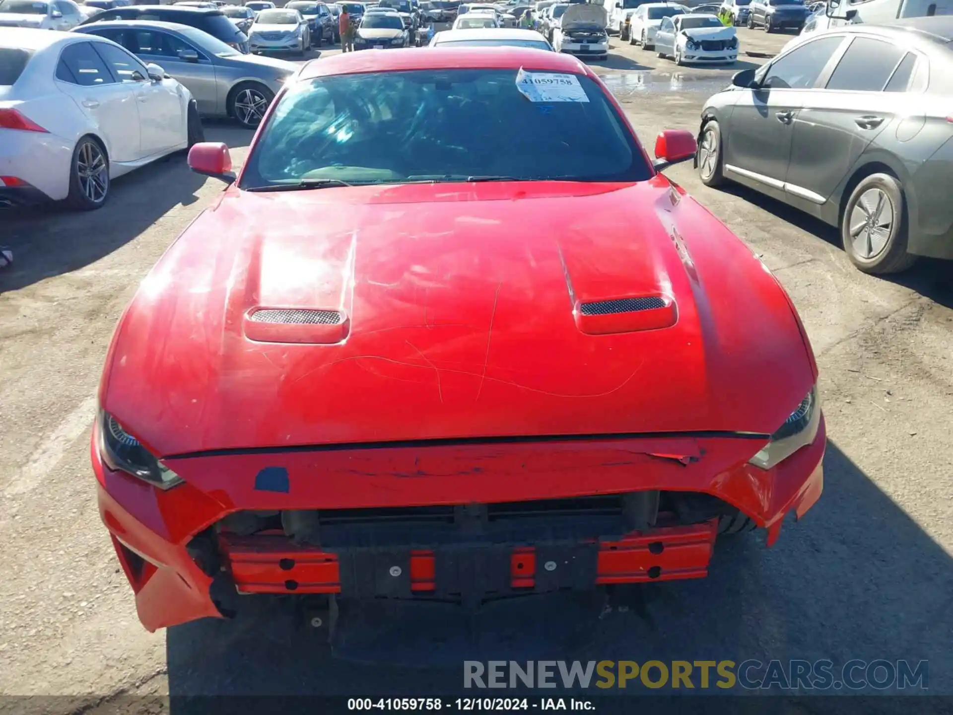 13 Photograph of a damaged car 1FA6P8TH3K5172668 FORD MUSTANG 2019