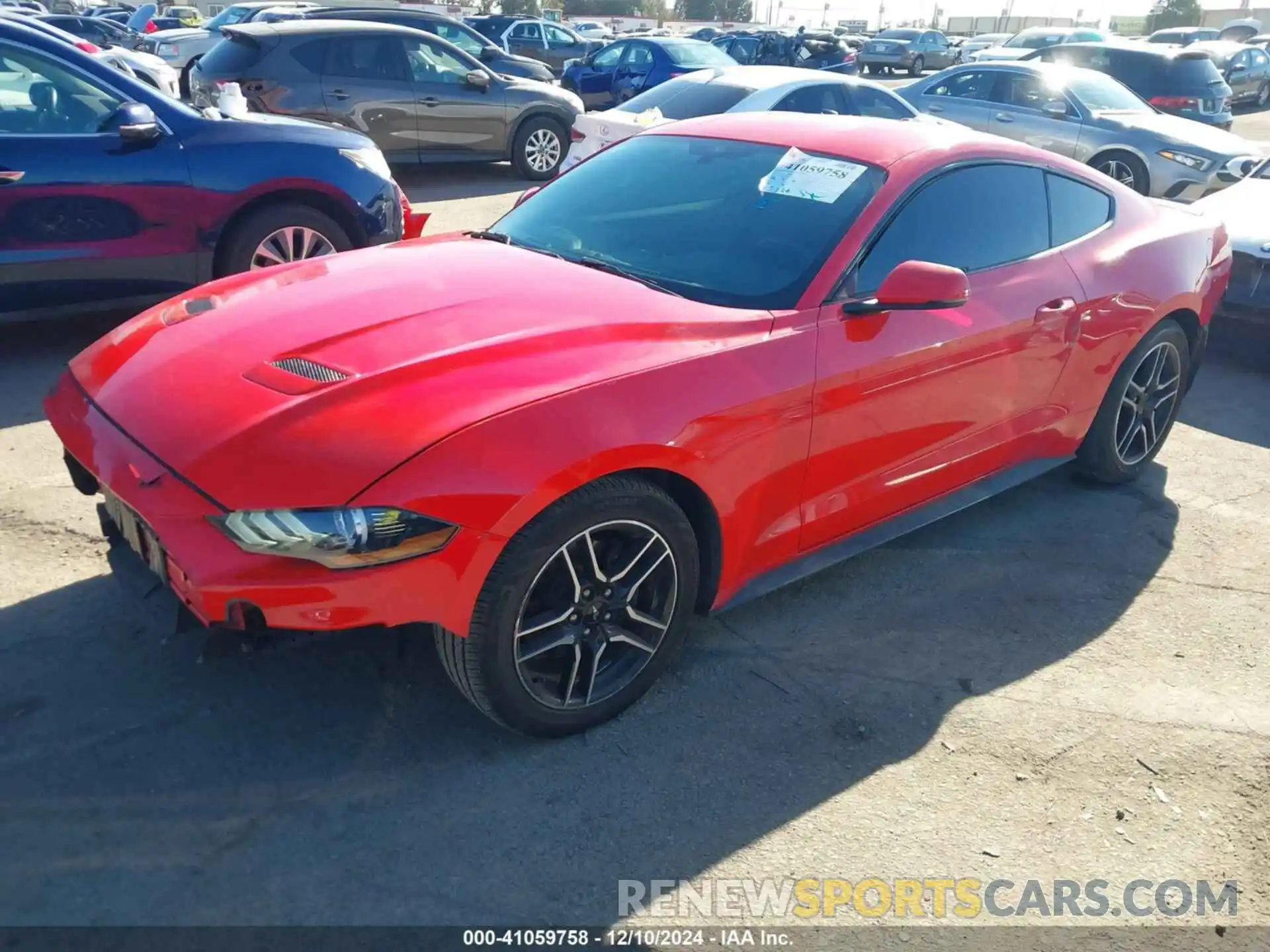 2 Photograph of a damaged car 1FA6P8TH3K5172668 FORD MUSTANG 2019