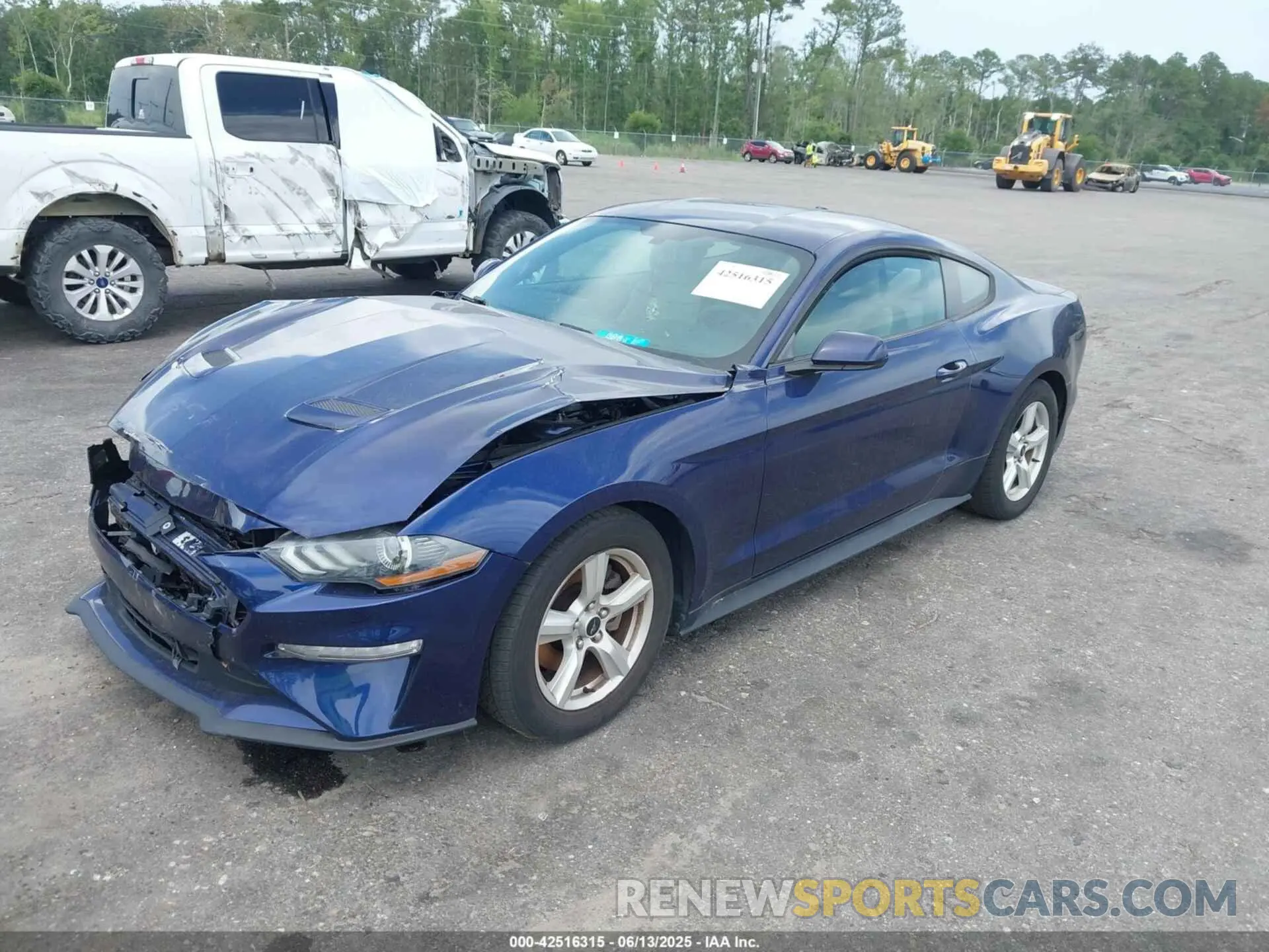 2 Photograph of a damaged car 1FA6P8TH3K5174131 FORD MUSTANG 2019