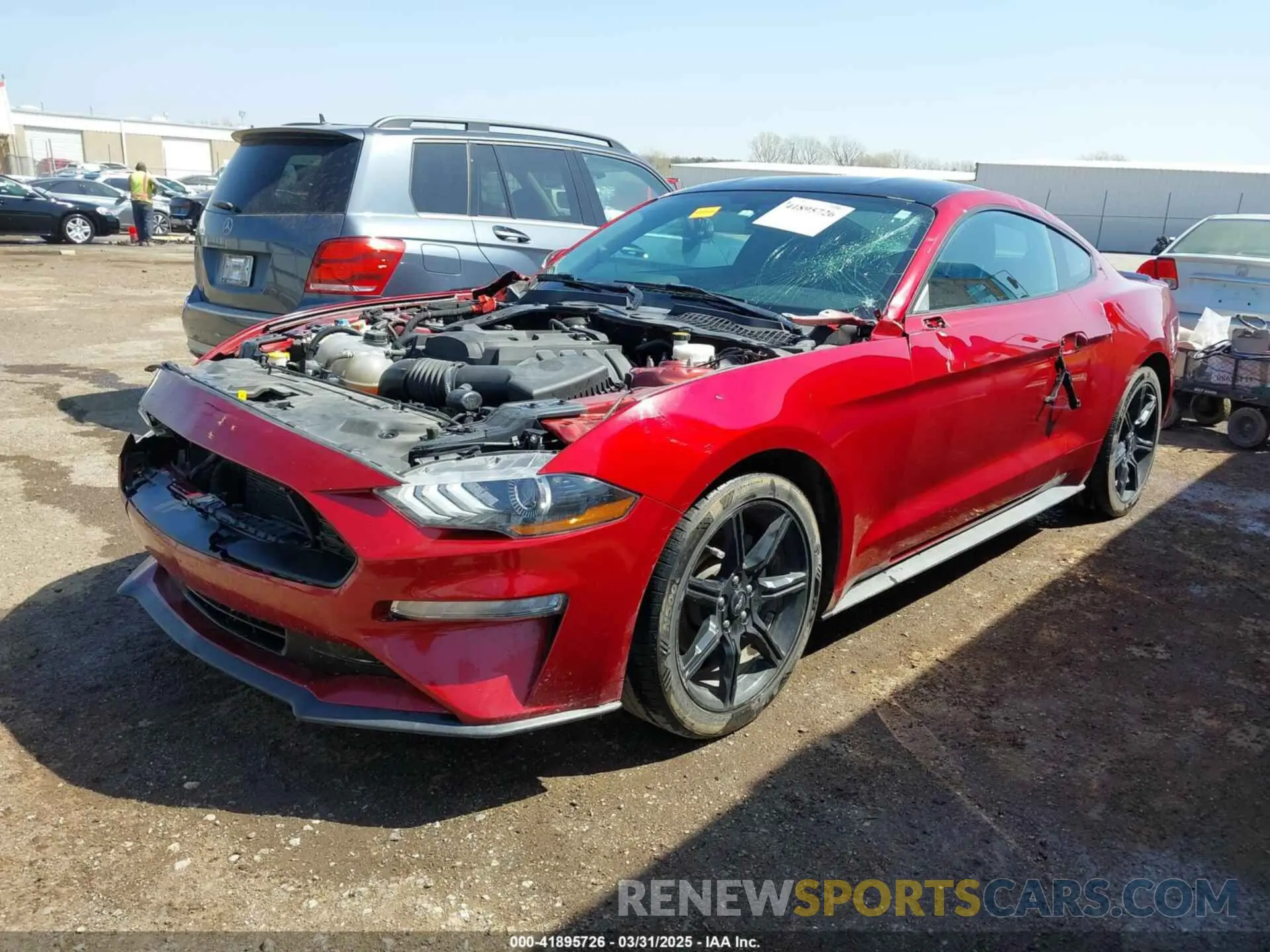 2 Photograph of a damaged car 1FA6P8TH4K5106131 FORD MUSTANG 2019