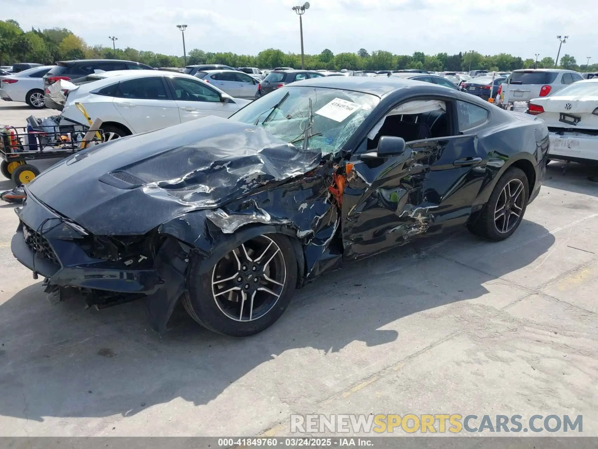 2 Photograph of a damaged car 1FA6P8TH4K5146998 FORD MUSTANG 2019