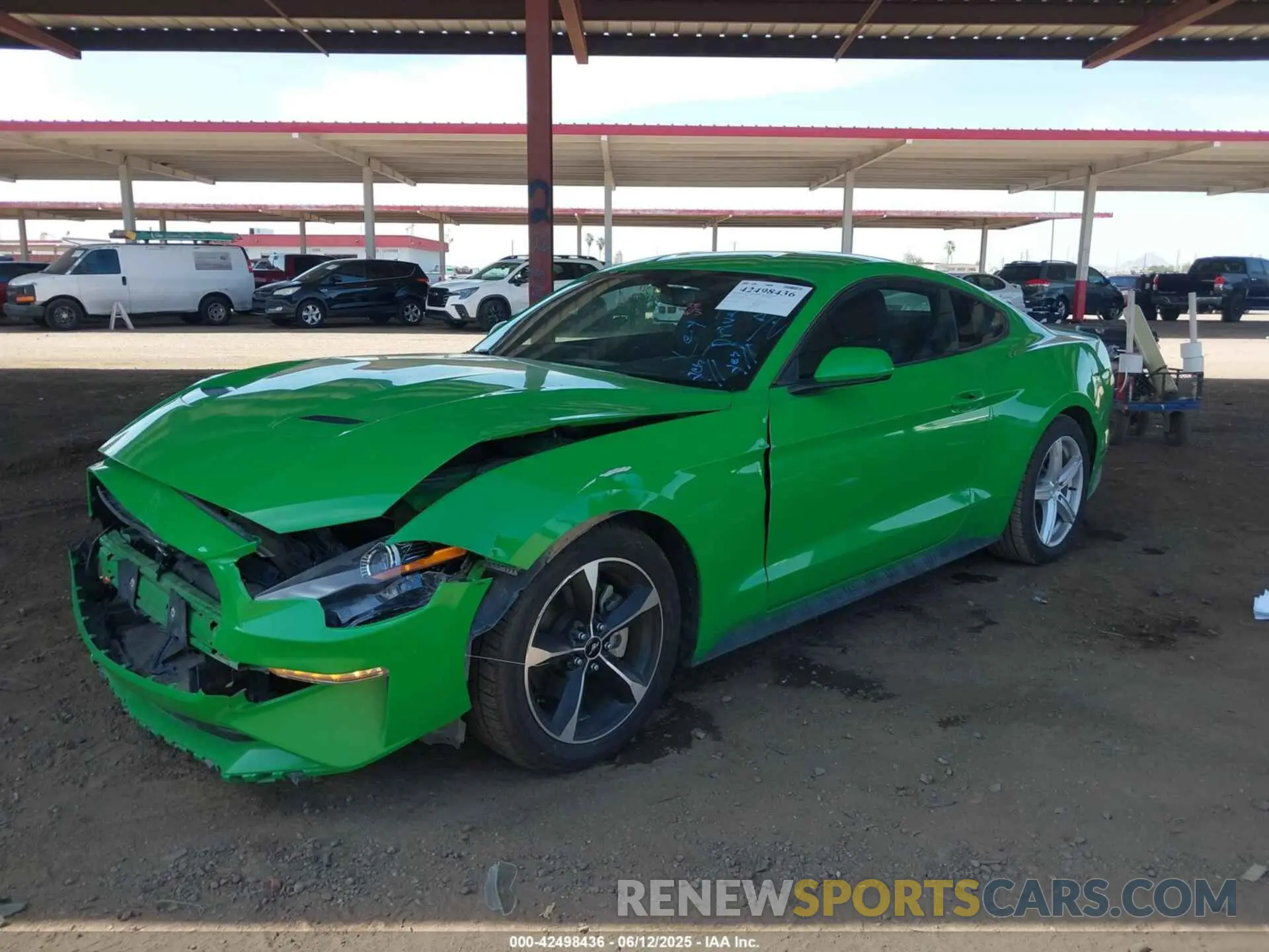 2 Photograph of a damaged car 1FA6P8TH4K5148217 FORD MUSTANG 2019