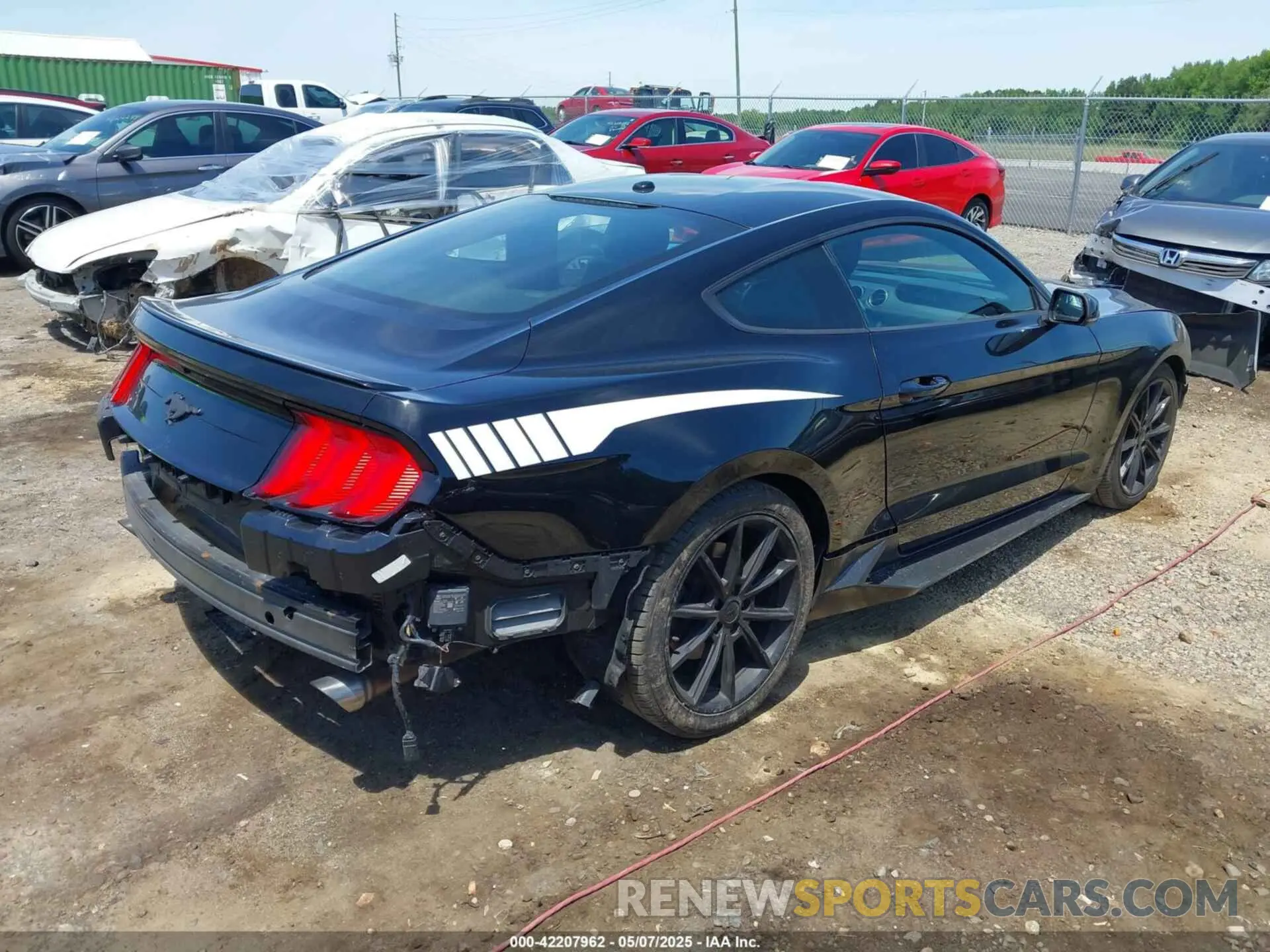 4 Photograph of a damaged car 1FA6P8TH4K5159573 FORD MUSTANG 2019