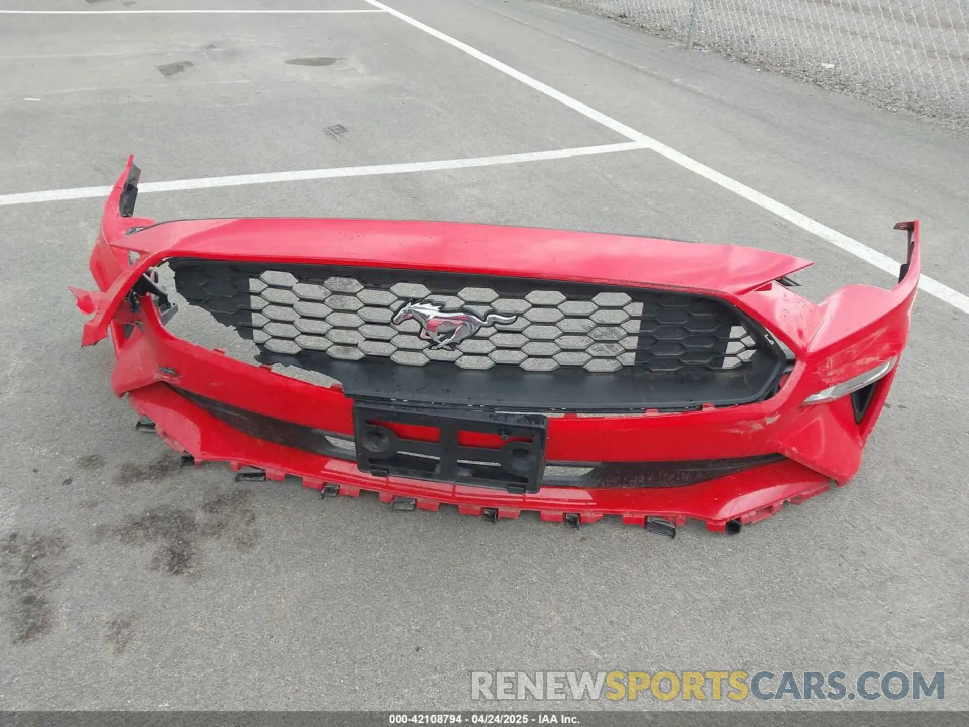 19 Photograph of a damaged car 1FA6P8TH4K5172694 FORD MUSTANG 2019