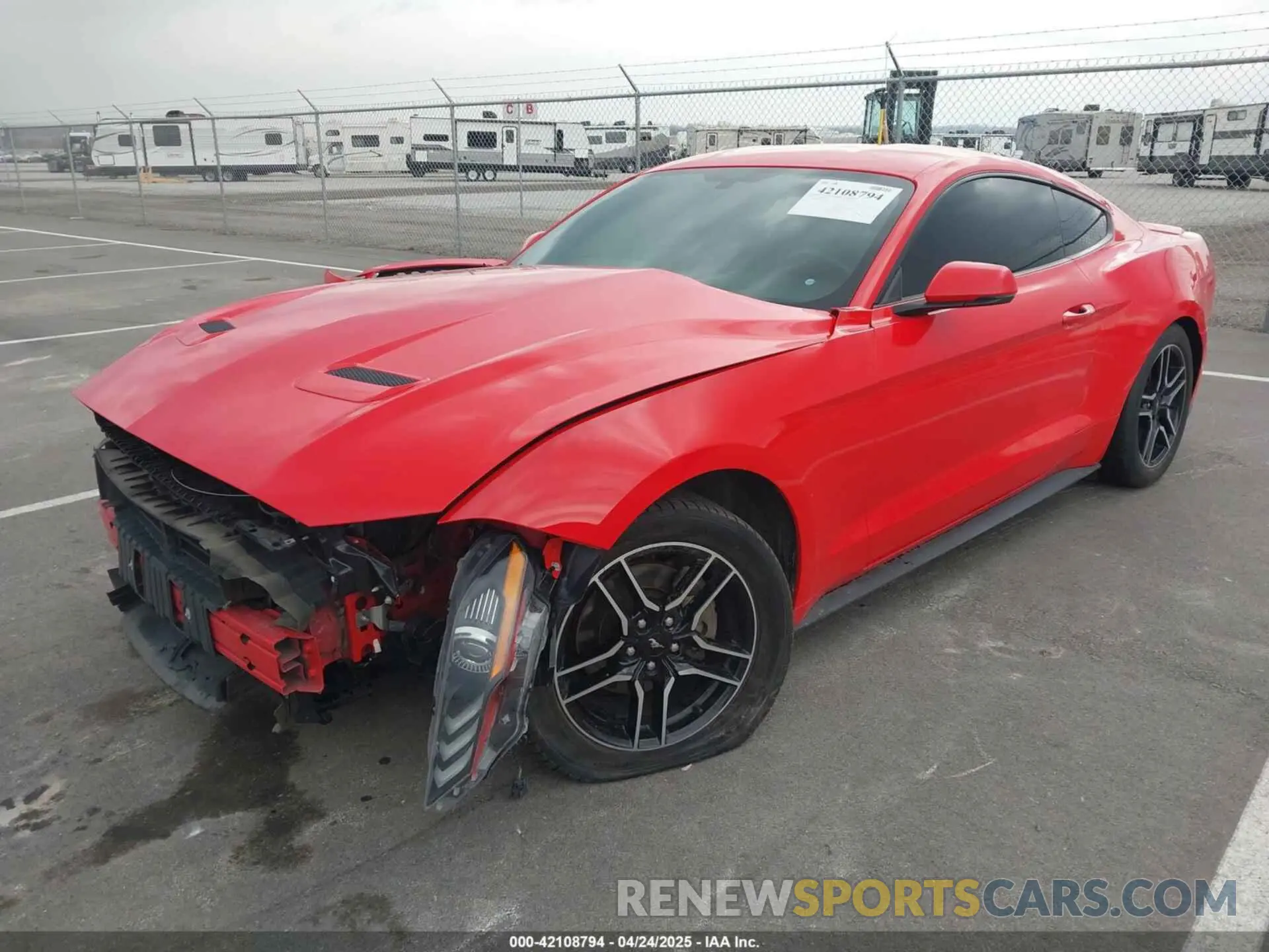 2 Photograph of a damaged car 1FA6P8TH4K5172694 FORD MUSTANG 2019