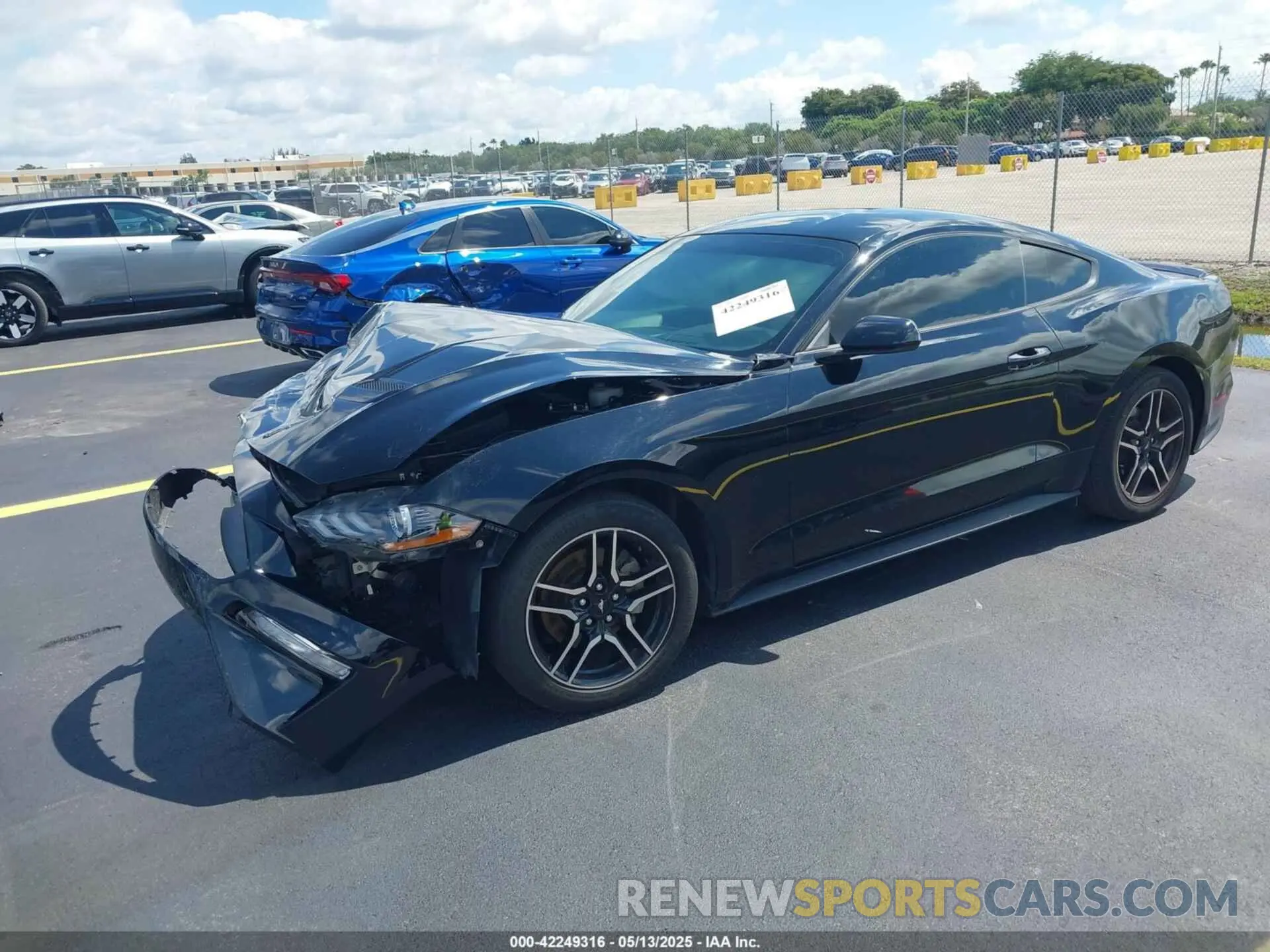 2 Photograph of a damaged car 1FA6P8TH4K5195697 FORD MUSTANG 2019