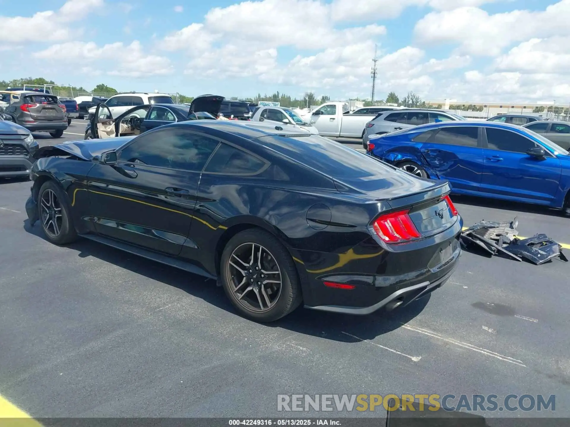 3 Photograph of a damaged car 1FA6P8TH4K5195697 FORD MUSTANG 2019