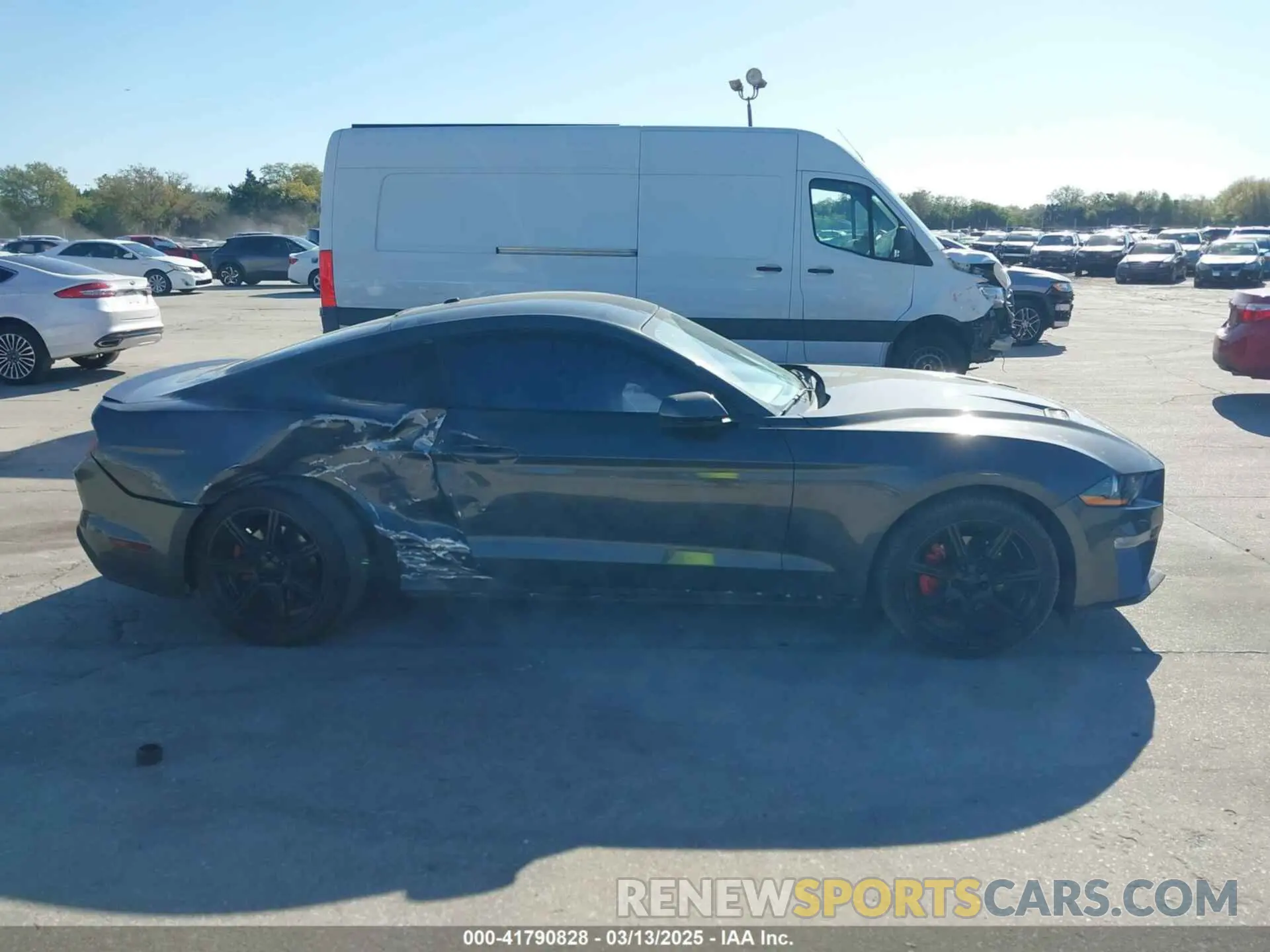 13 Photograph of a damaged car 1FA6P8TH5K5195742 FORD MUSTANG 2019