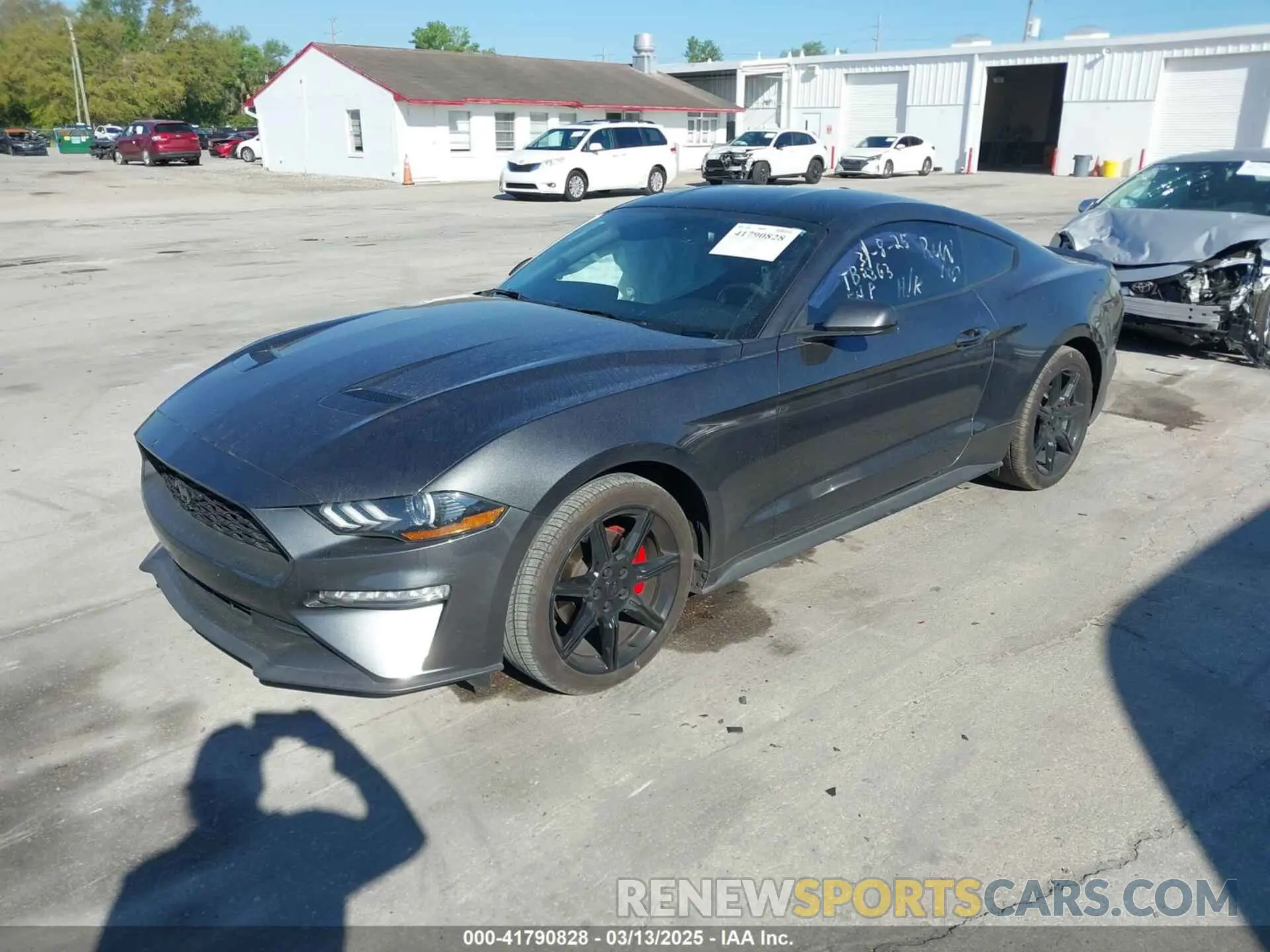2 Photograph of a damaged car 1FA6P8TH5K5195742 FORD MUSTANG 2019