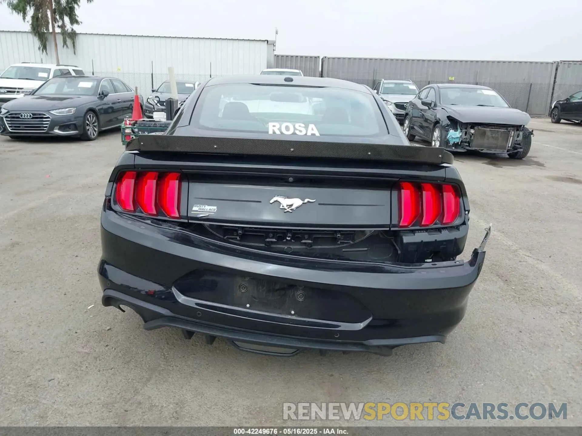 16 Photograph of a damaged car 1FA6P8TH5K5196535 FORD MUSTANG 2019