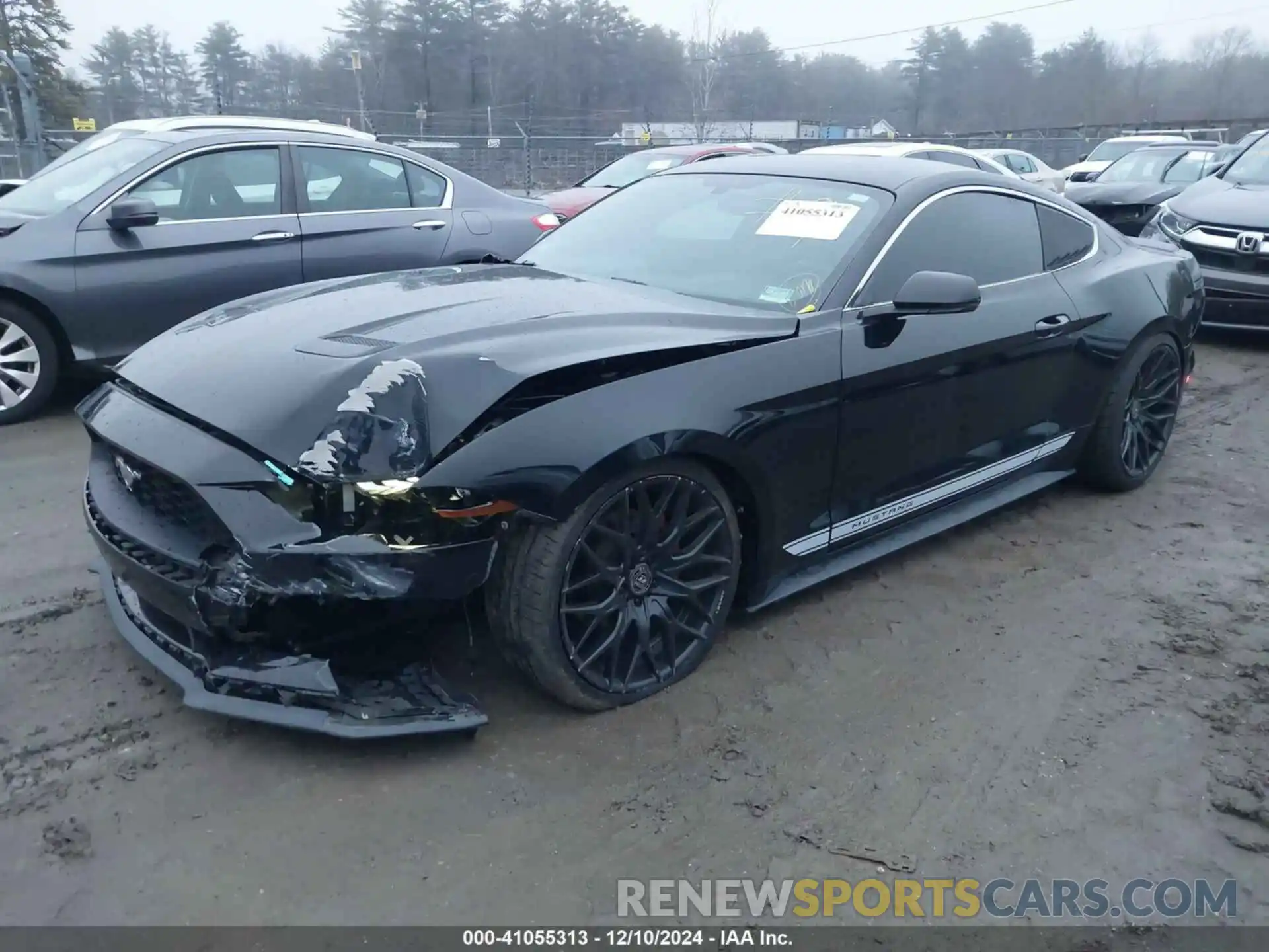 2 Photograph of a damaged car 1FA6P8TH6K5139647 FORD MUSTANG 2019