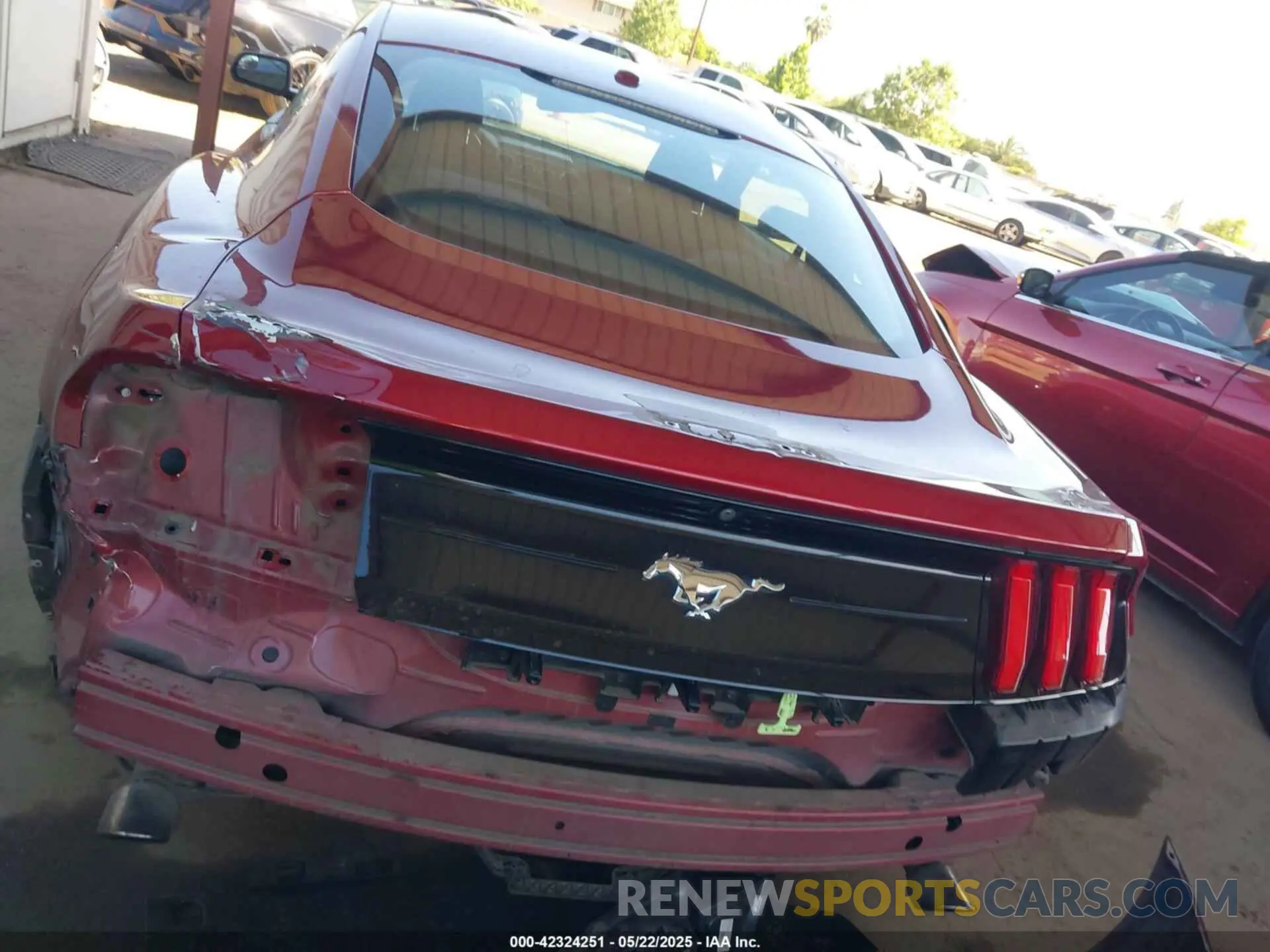 17 Photograph of a damaged car 1FA6P8TH6K5186130 FORD MUSTANG 2019