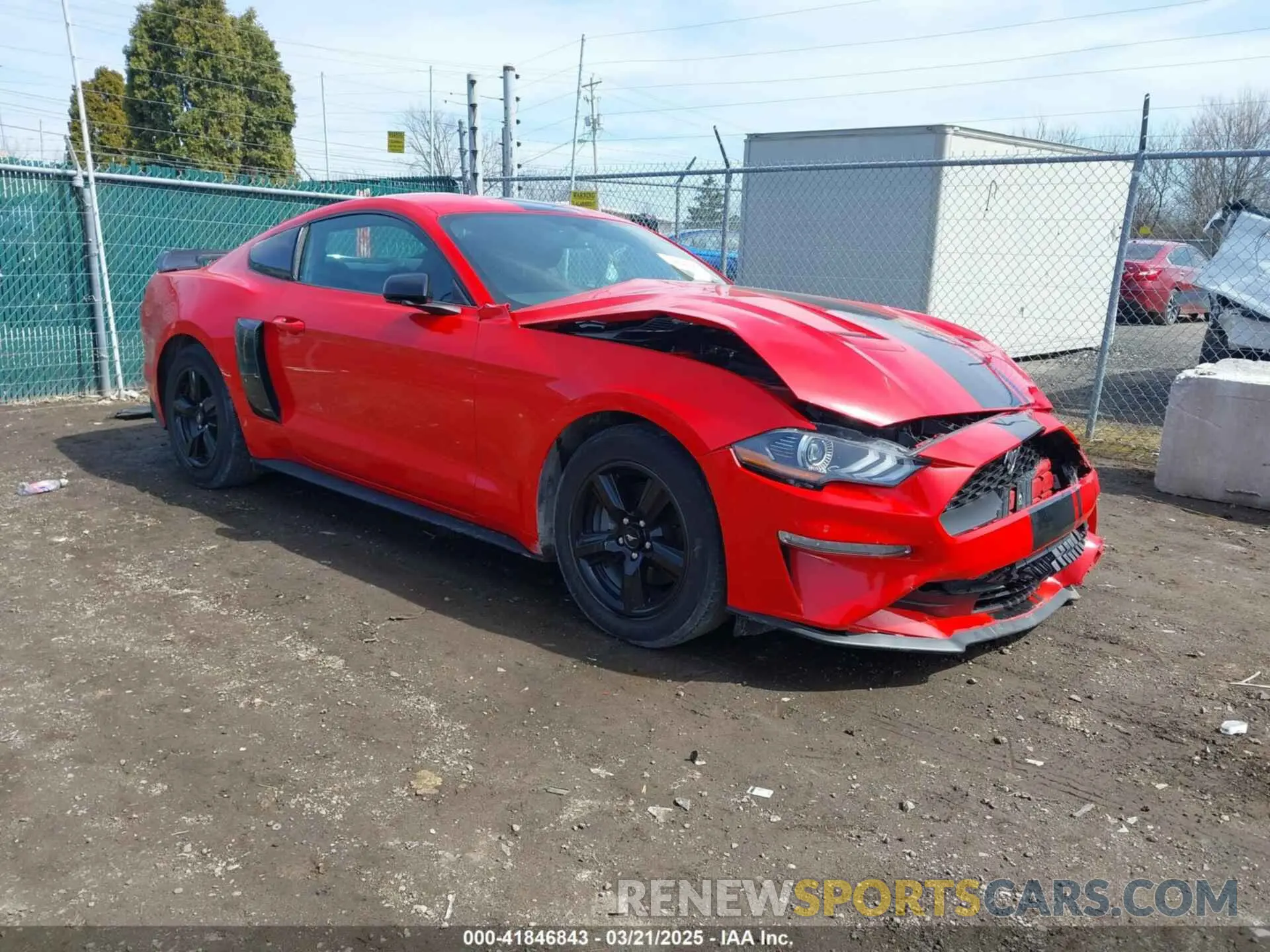 1 Photograph of a damaged car 1FA6P8TH6K5197340 FORD MUSTANG 2019