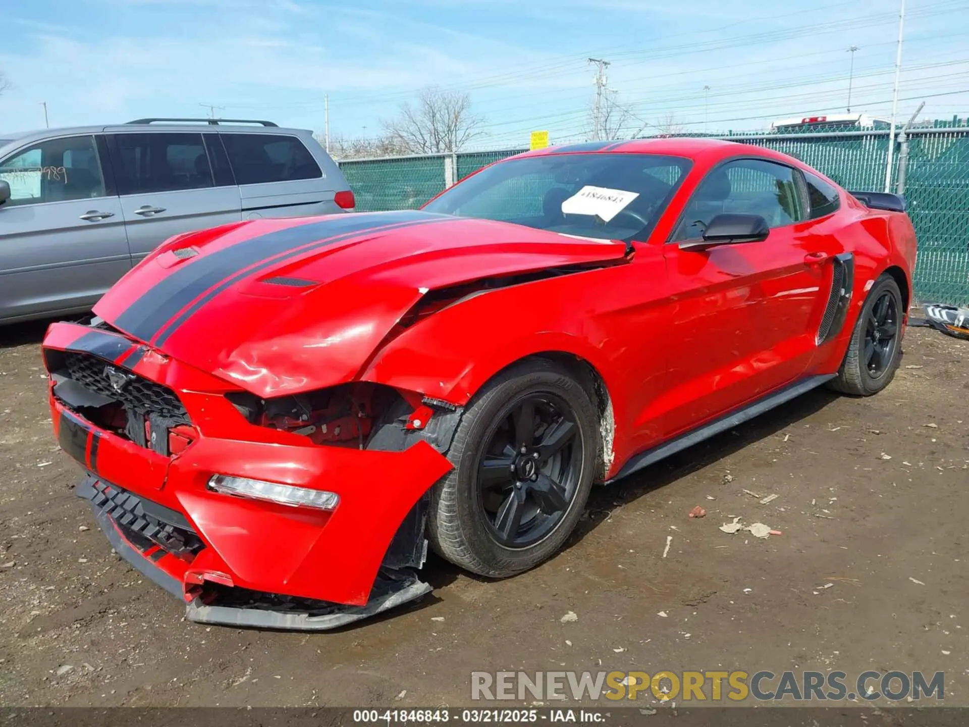 2 Photograph of a damaged car 1FA6P8TH6K5197340 FORD MUSTANG 2019