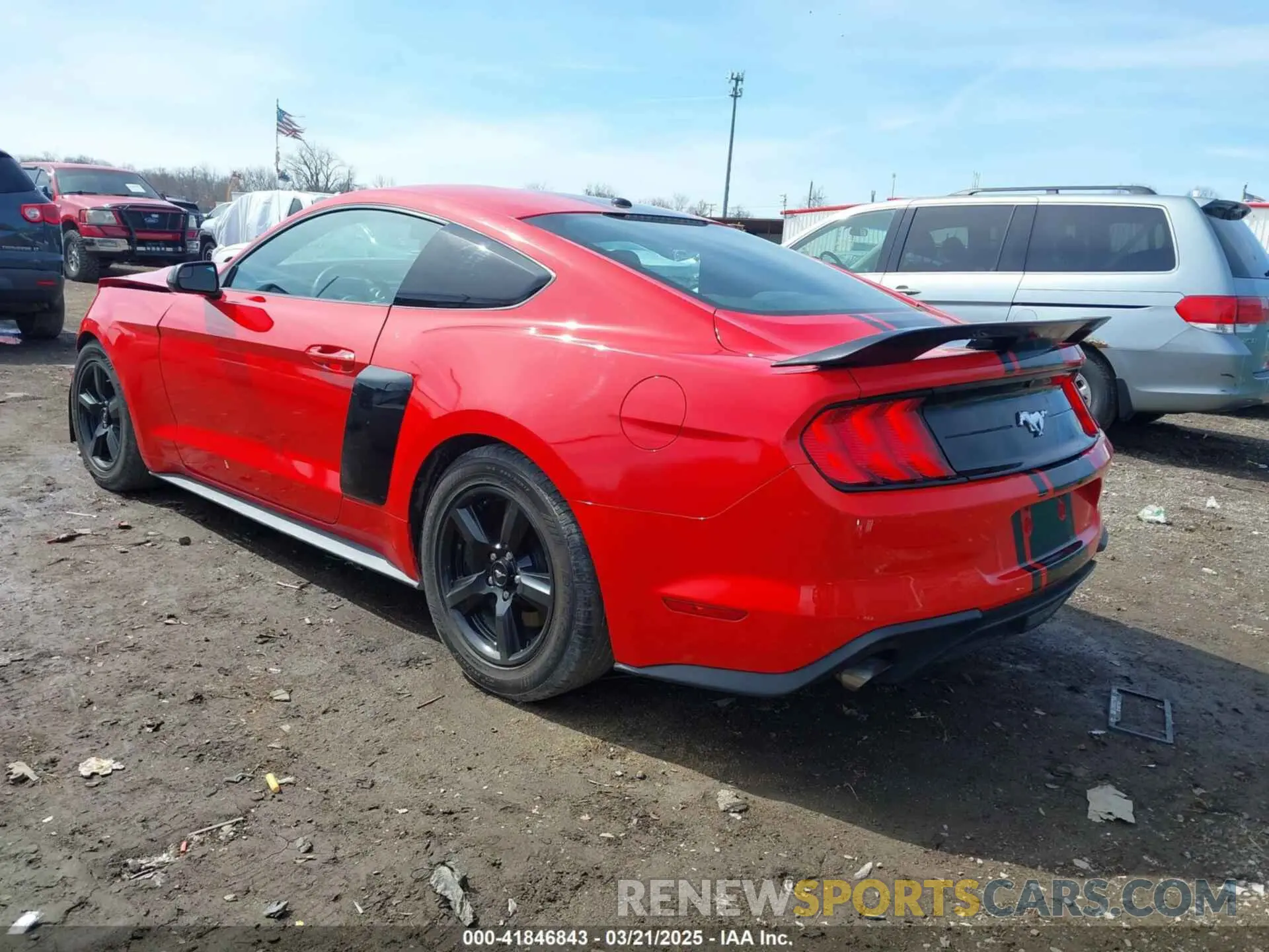 3 Photograph of a damaged car 1FA6P8TH6K5197340 FORD MUSTANG 2019