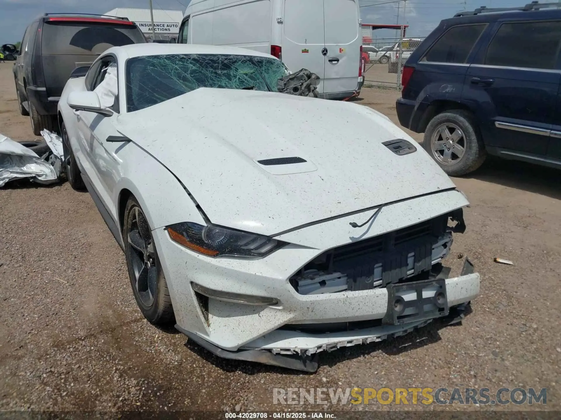 1 Photograph of a damaged car 1FA6P8TH6K5201807 FORD MUSTANG 2019