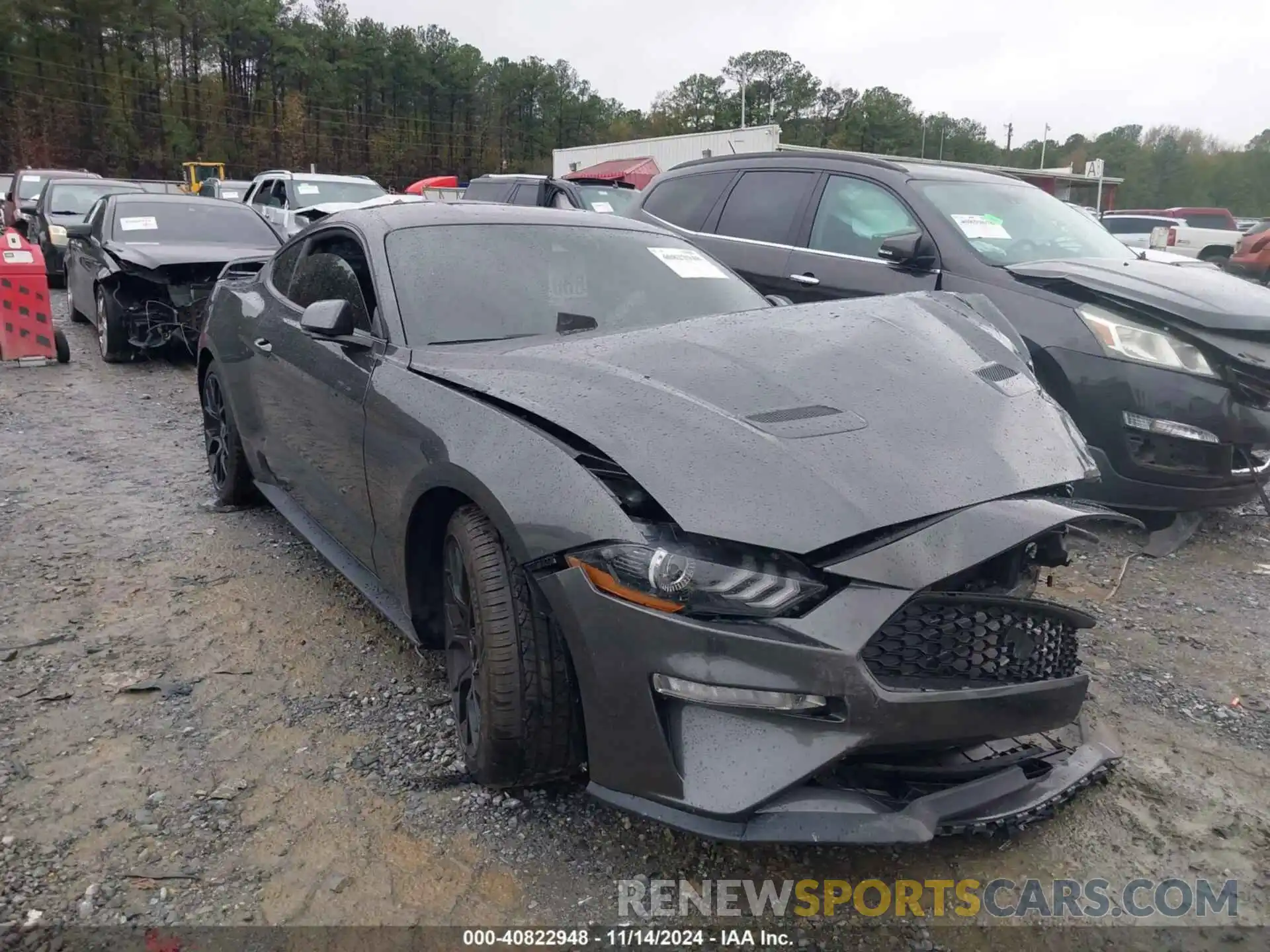 1 Photograph of a damaged car 1FA6P8TH7K5129127 FORD MUSTANG 2019