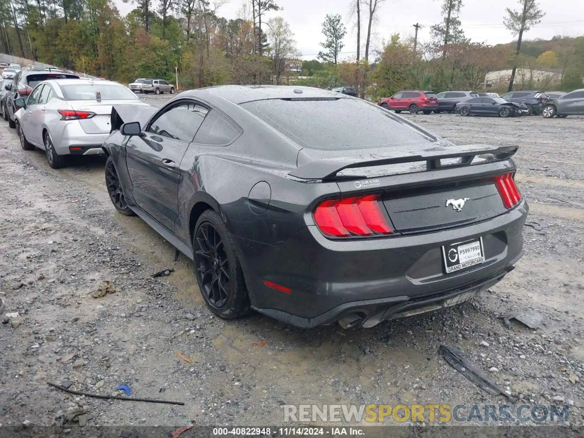 3 Photograph of a damaged car 1FA6P8TH7K5129127 FORD MUSTANG 2019