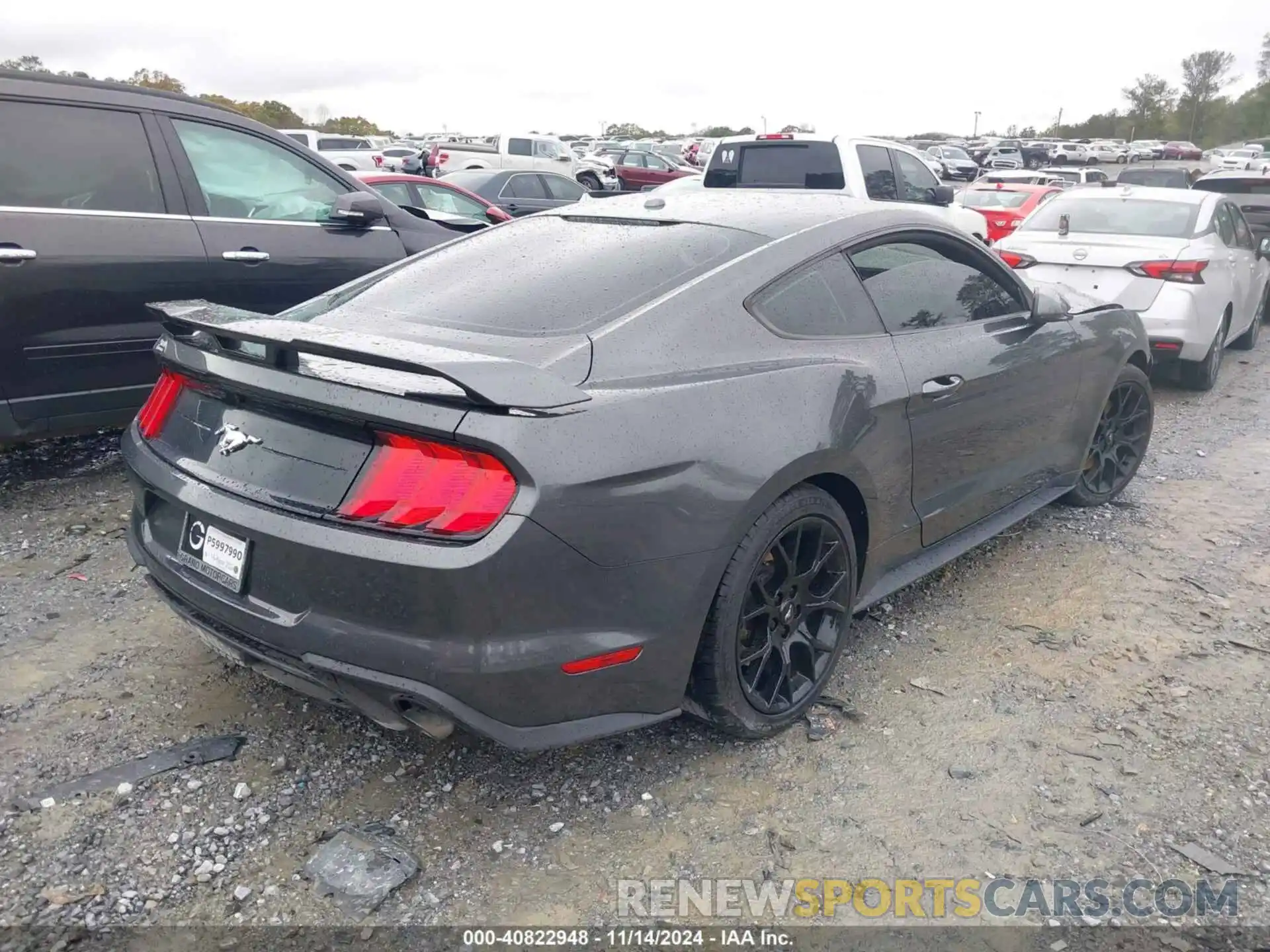 4 Photograph of a damaged car 1FA6P8TH7K5129127 FORD MUSTANG 2019