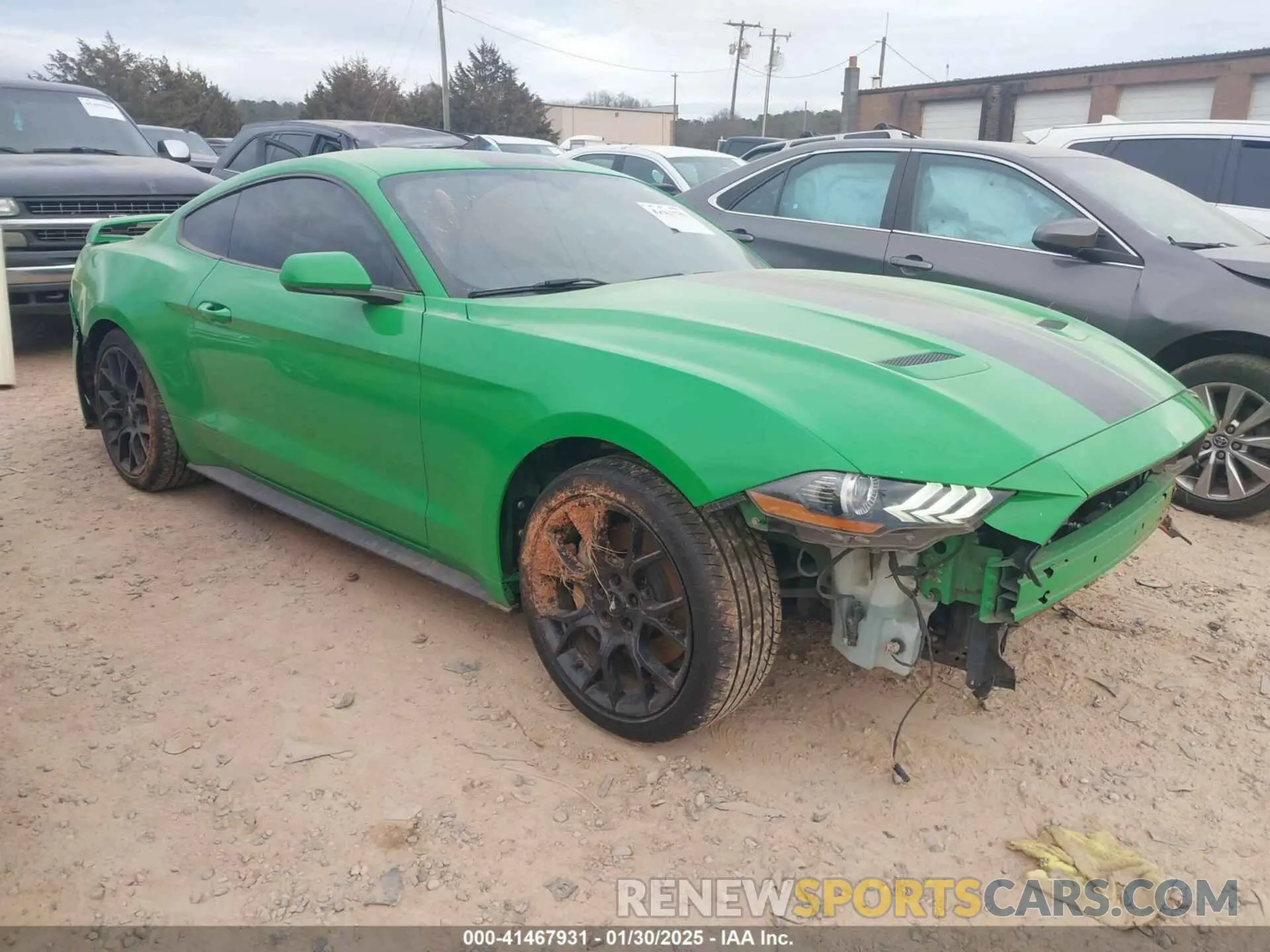 1 Photograph of a damaged car 1FA6P8TH7K5141519 FORD MUSTANG 2019