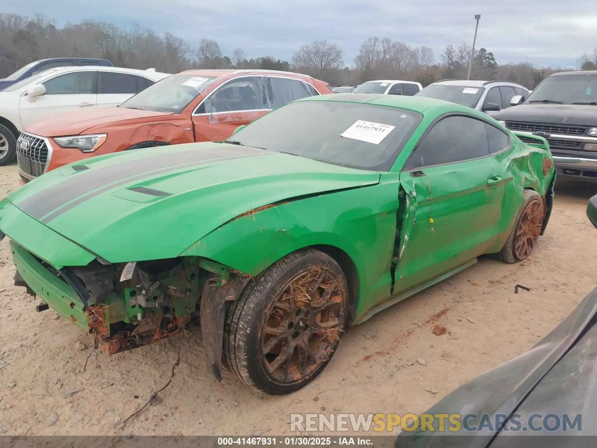 2 Photograph of a damaged car 1FA6P8TH7K5141519 FORD MUSTANG 2019