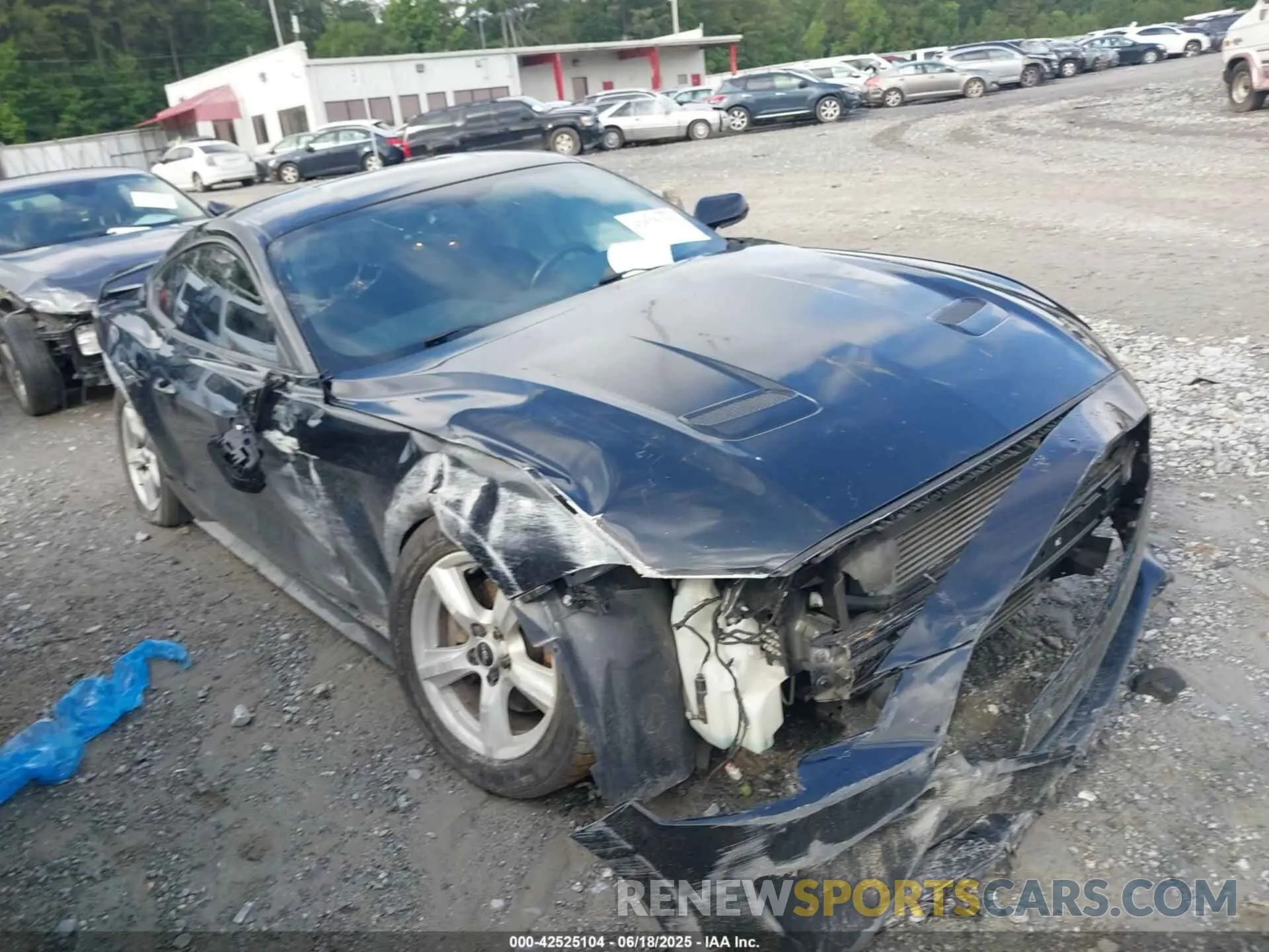 1 Photograph of a damaged car 1FA6P8TH8K5132182 FORD MUSTANG 2019