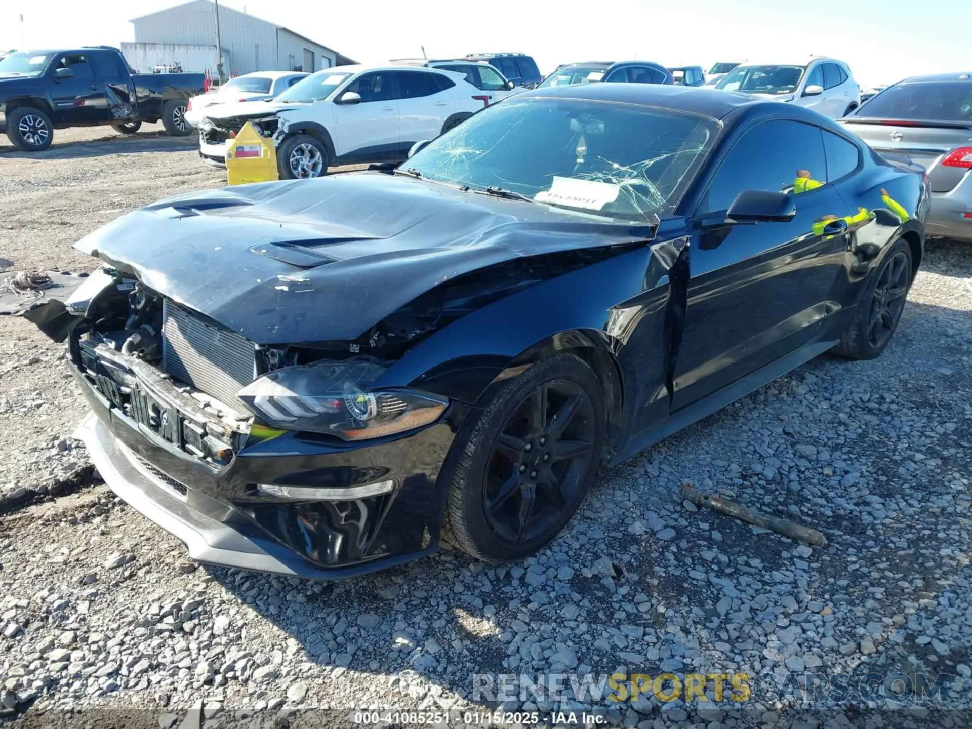 2 Photograph of a damaged car 1FA6P8TH8K5173458 FORD MUSTANG 2019
