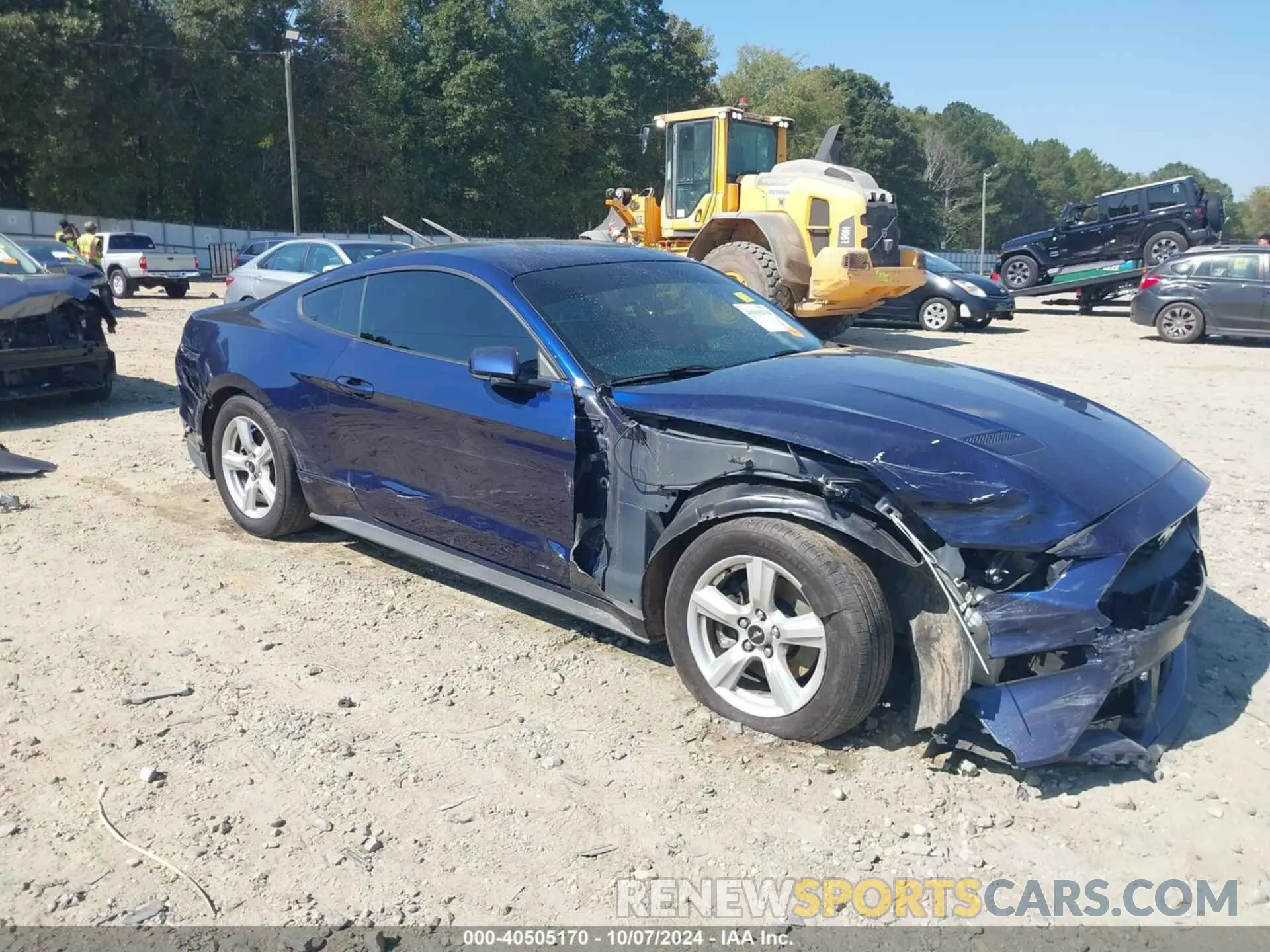 1 Photograph of a damaged car 1FA6P8TH8K5177915 FORD MUSTANG 2019