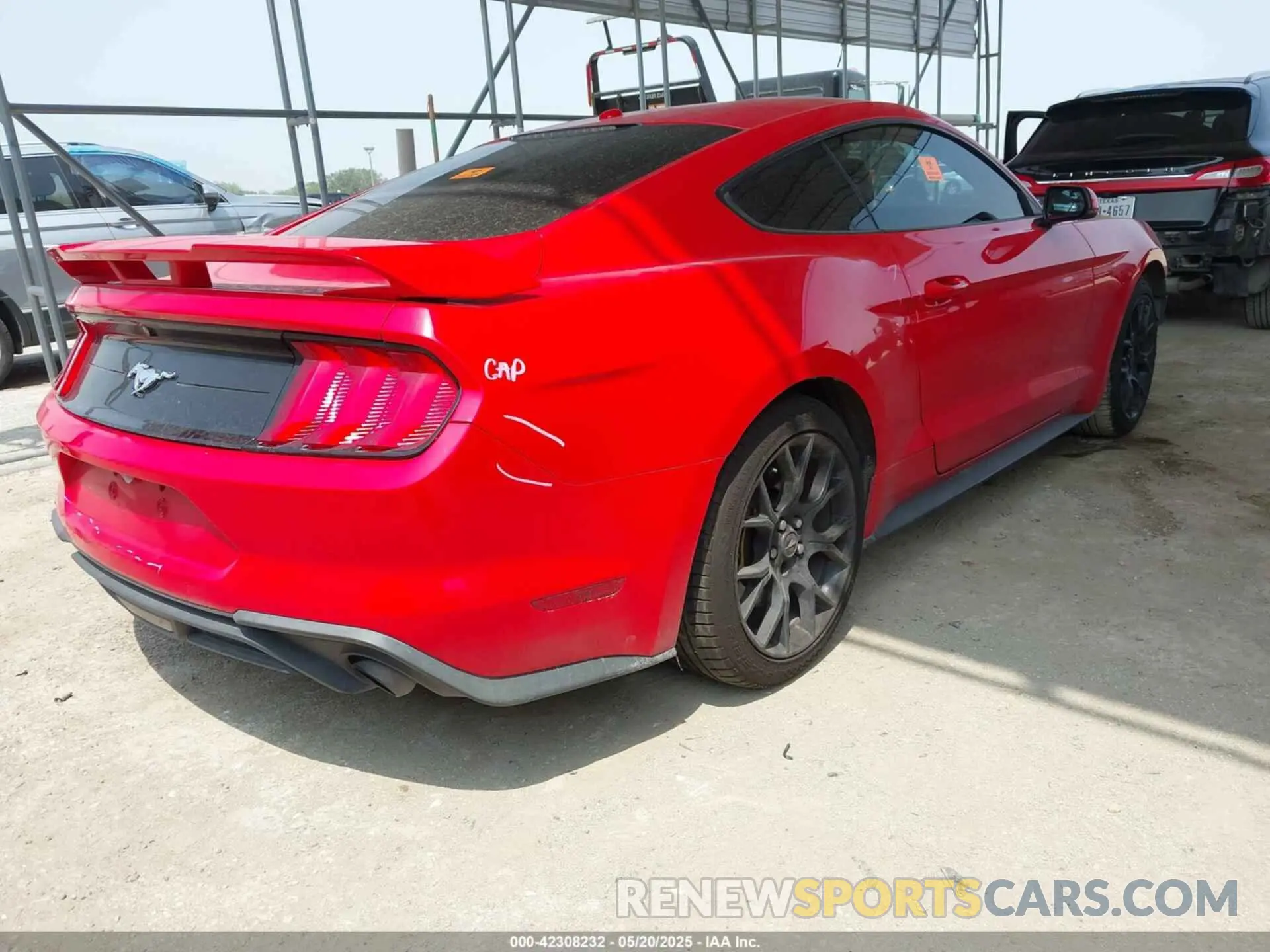 4 Photograph of a damaged car 1FA6P8TH9K5134989 FORD MUSTANG 2019
