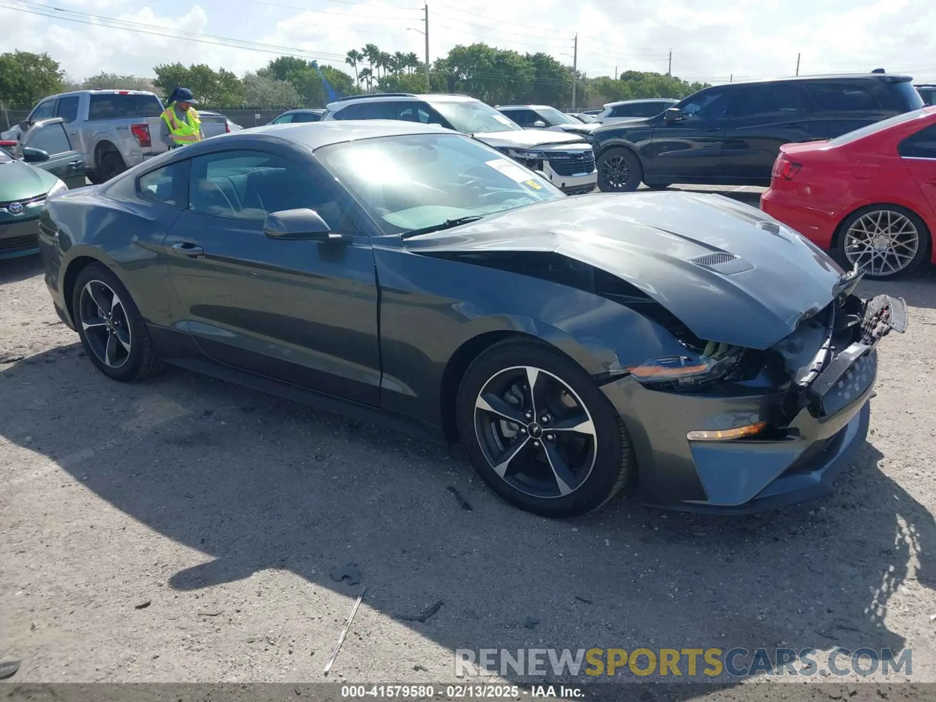 1 Photograph of a damaged car 1FA6P8TH9K5176353 FORD MUSTANG 2019