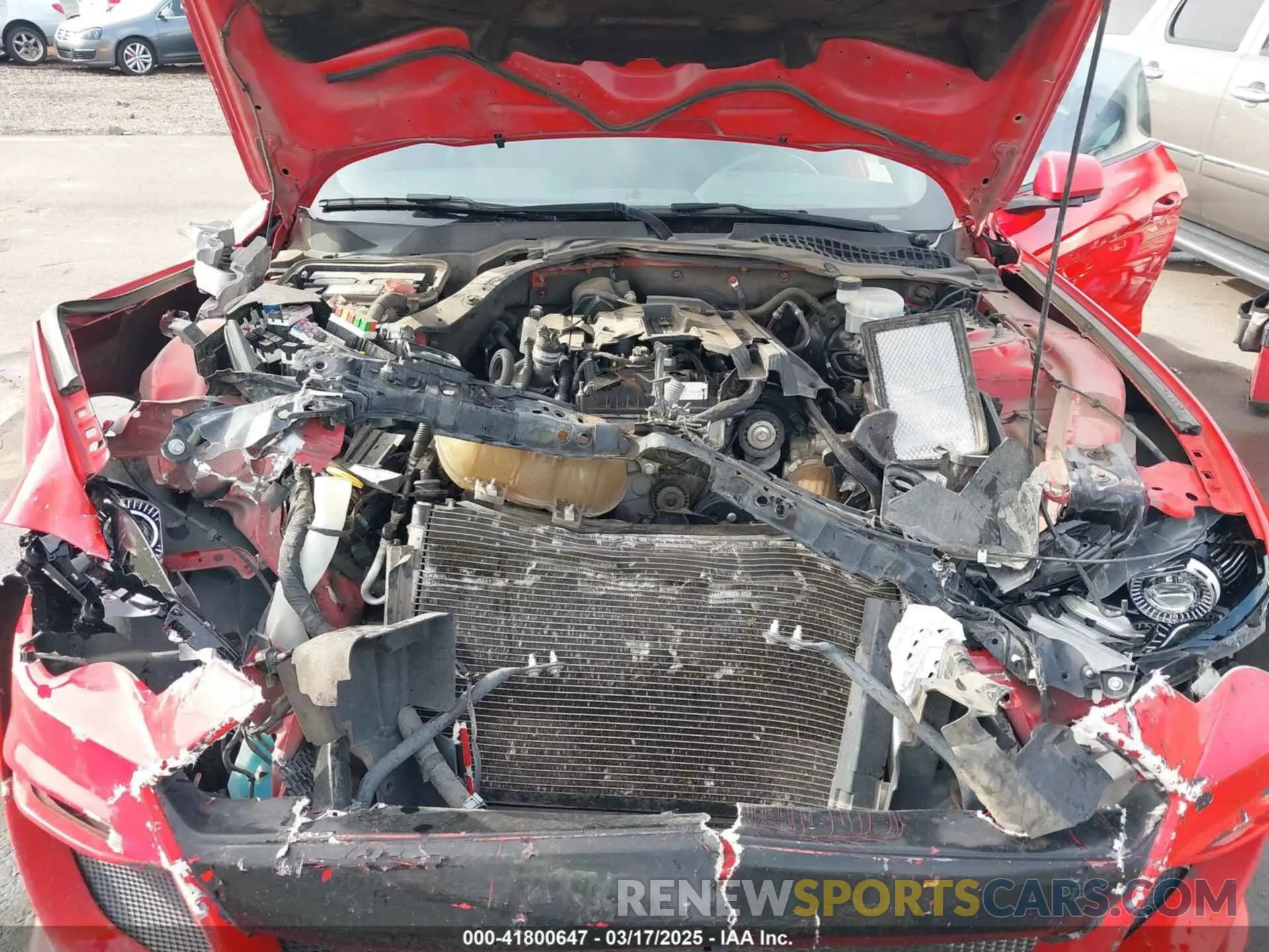 10 Photograph of a damaged car 1FA6P8THXK5196692 FORD MUSTANG 2019