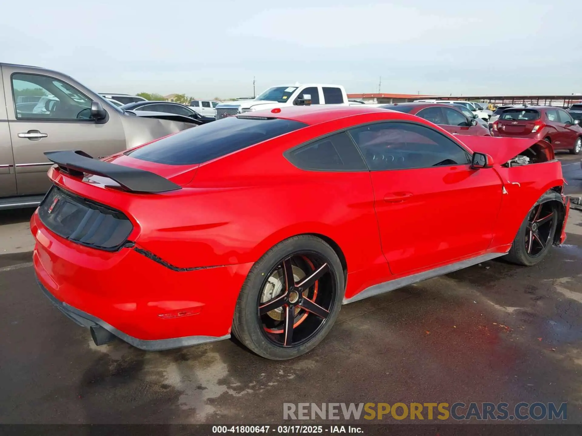 4 Photograph of a damaged car 1FA6P8THXK5196692 FORD MUSTANG 2019