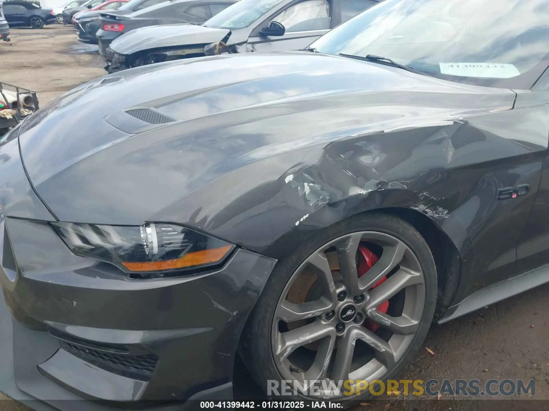 6 Photograph of a damaged car 1FATP8FF2K5140520 FORD MUSTANG 2019