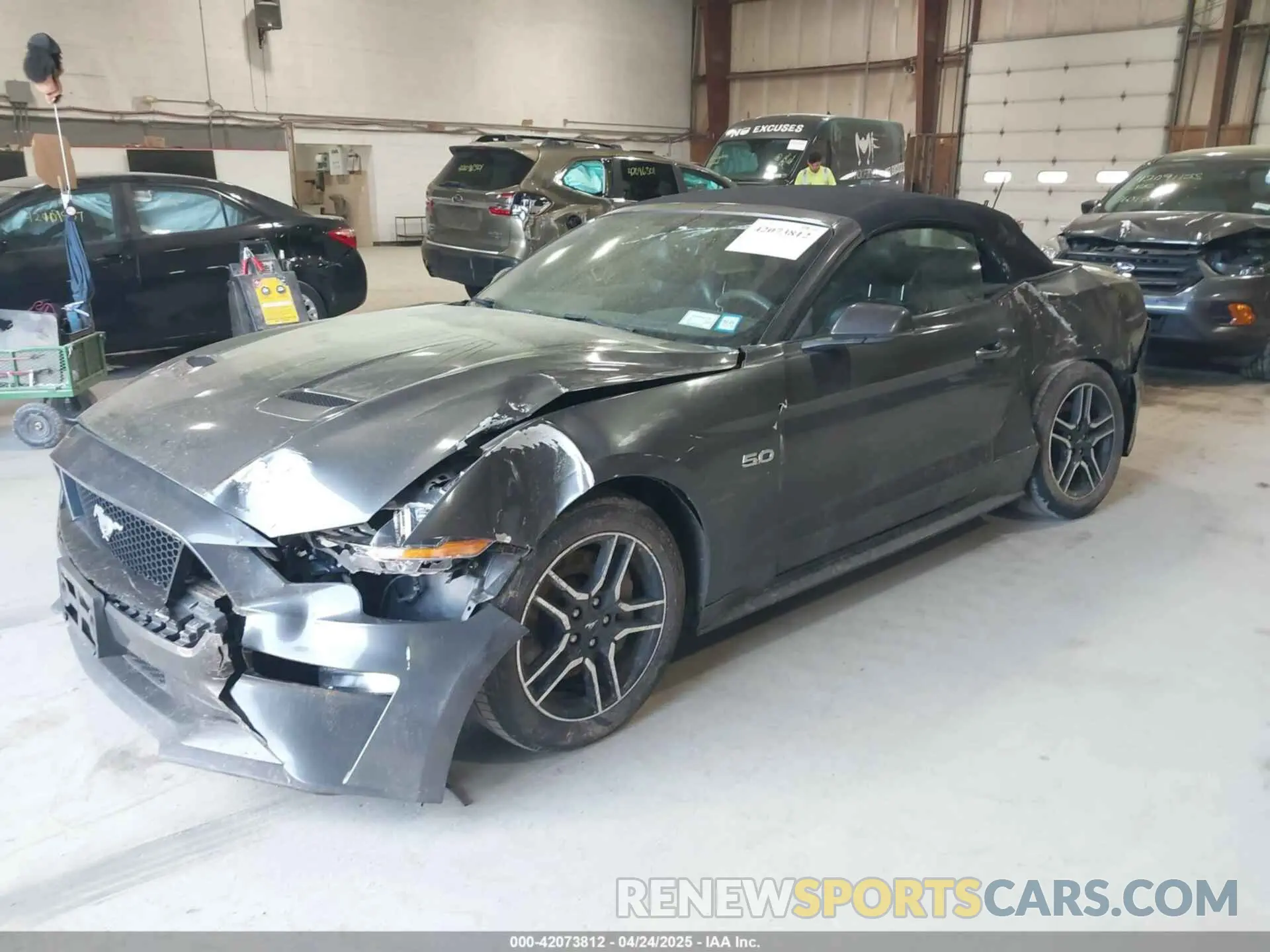 2 Photograph of a damaged car 1FATP8FF4K5171686 FORD MUSTANG 2019