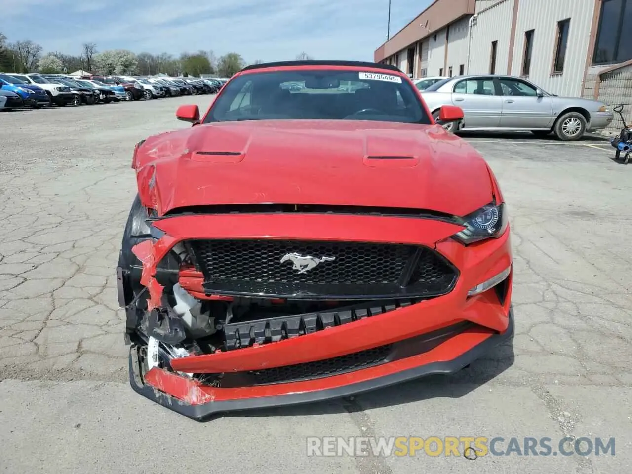 5 Photograph of a damaged car 1FATP8FF7K5171956 FORD MUSTANG 2019