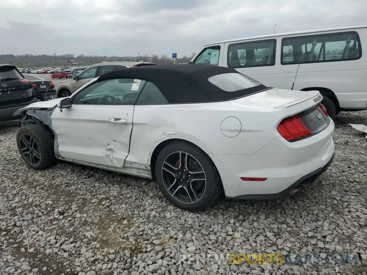 2 Photograph of a damaged car 1FATP8FF9K5150235 FORD MUSTANG 2019