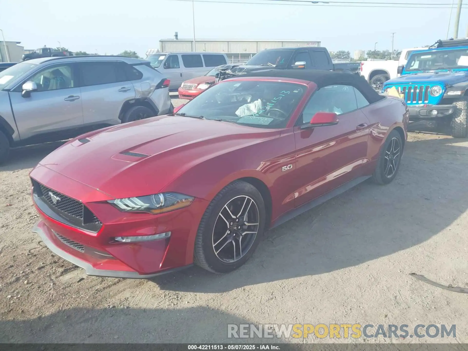 2 Photograph of a damaged car 1FATP8FFXK5171451 FORD MUSTANG 2019