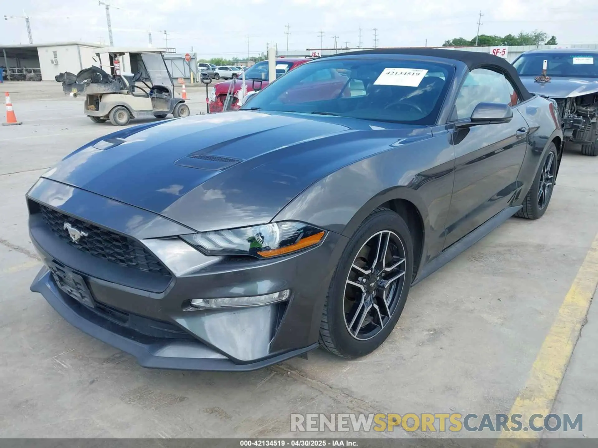 2 Photograph of a damaged car 1FATP8UH4K5161454 FORD MUSTANG 2019