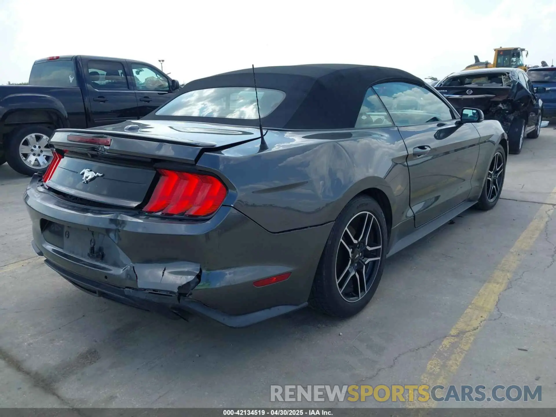 4 Photograph of a damaged car 1FATP8UH4K5161454 FORD MUSTANG 2019