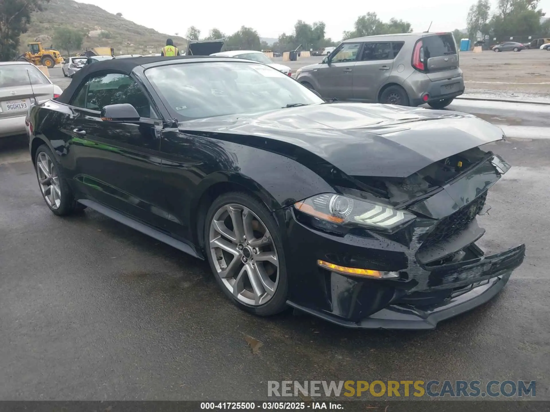 1 Photograph of a damaged car 1FATP8UH6K5109002 FORD MUSTANG 2019