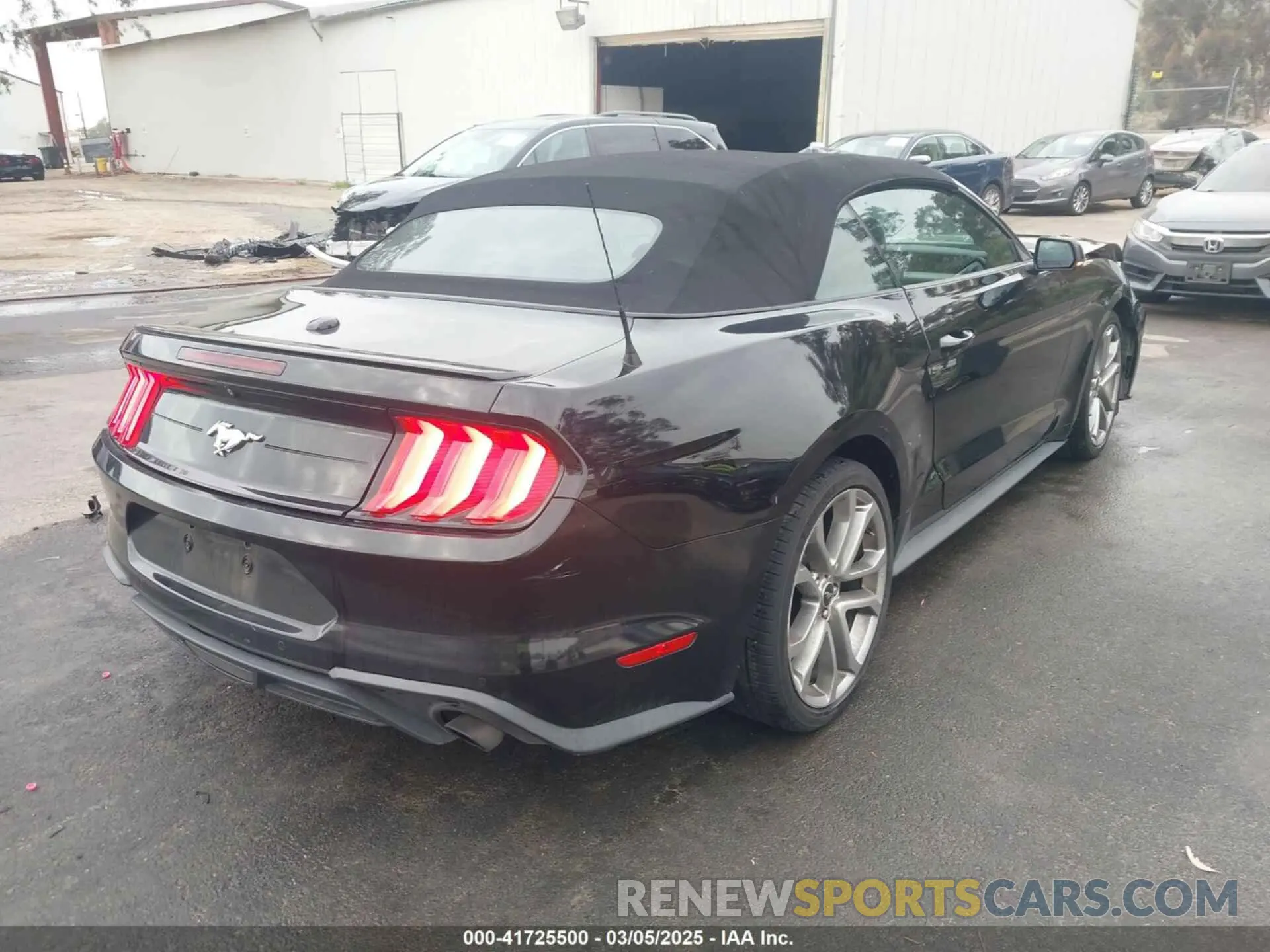 4 Photograph of a damaged car 1FATP8UH6K5109002 FORD MUSTANG 2019