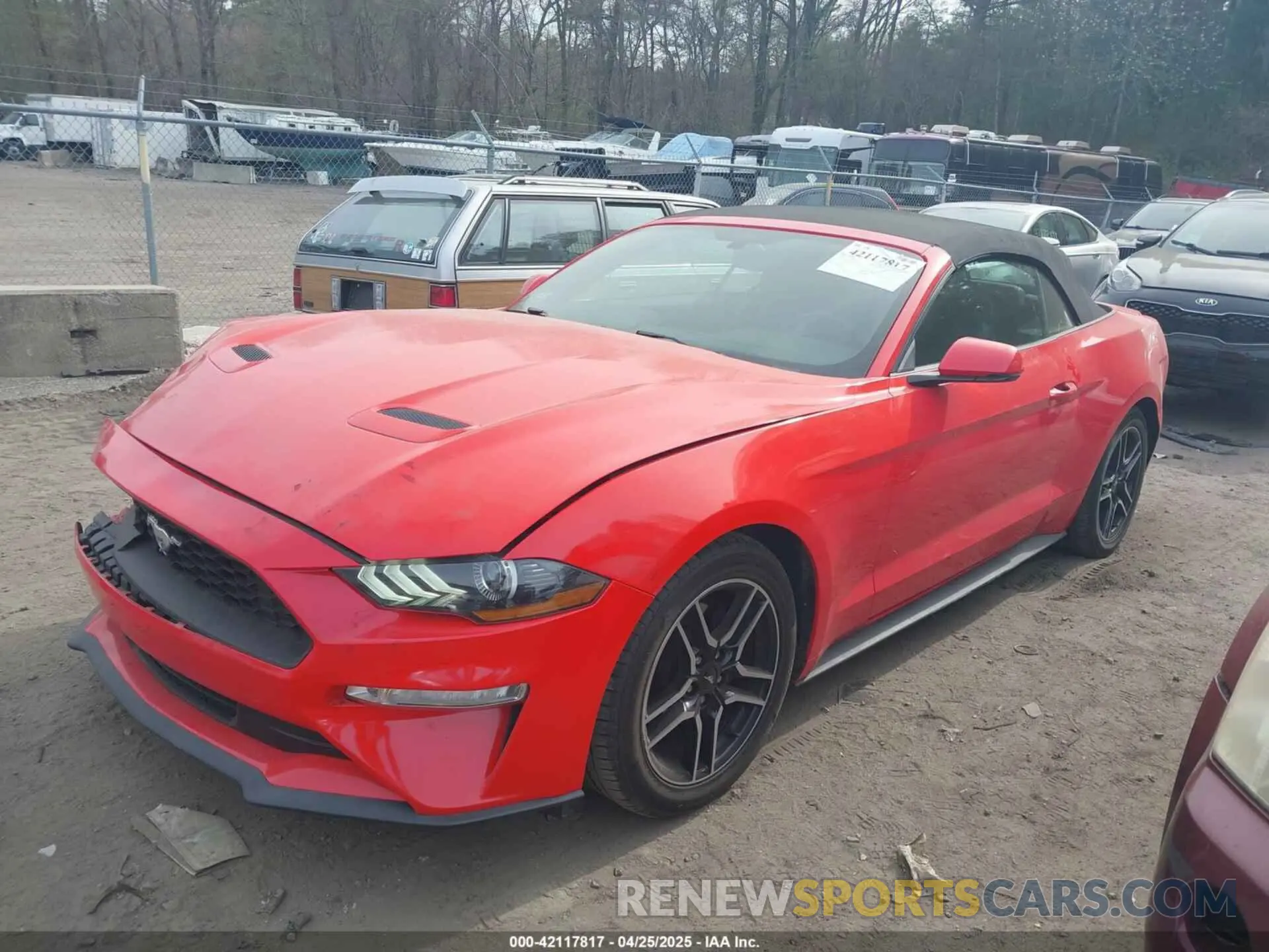 2 Photograph of a damaged car 1FATP8UH6K5138631 FORD MUSTANG 2019