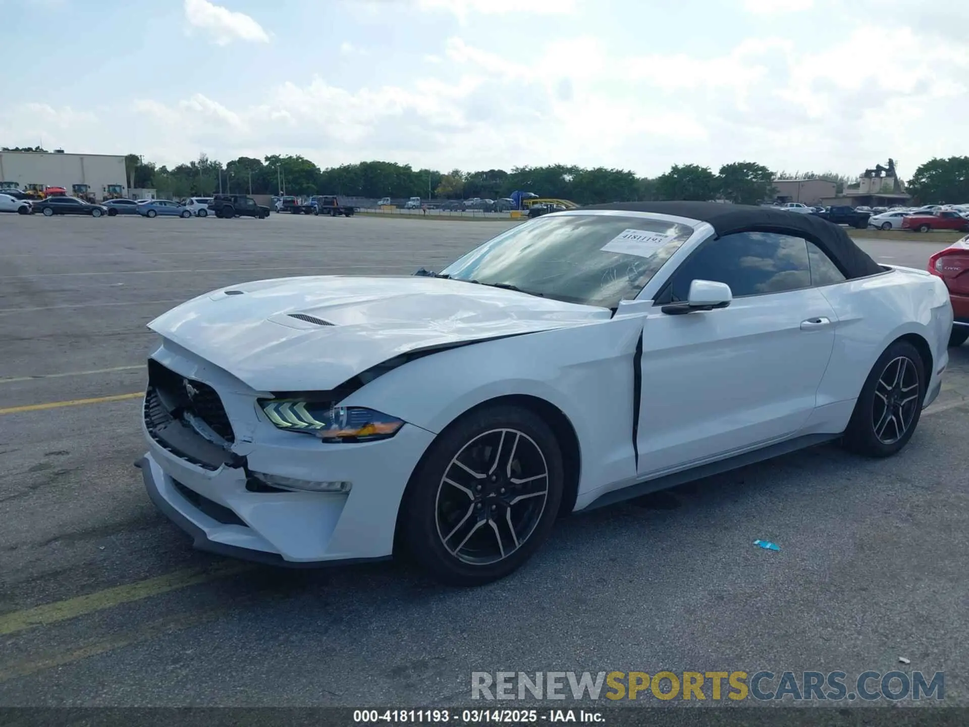 2 Photograph of a damaged car 1FATP8UH8K5138811 FORD MUSTANG 2019